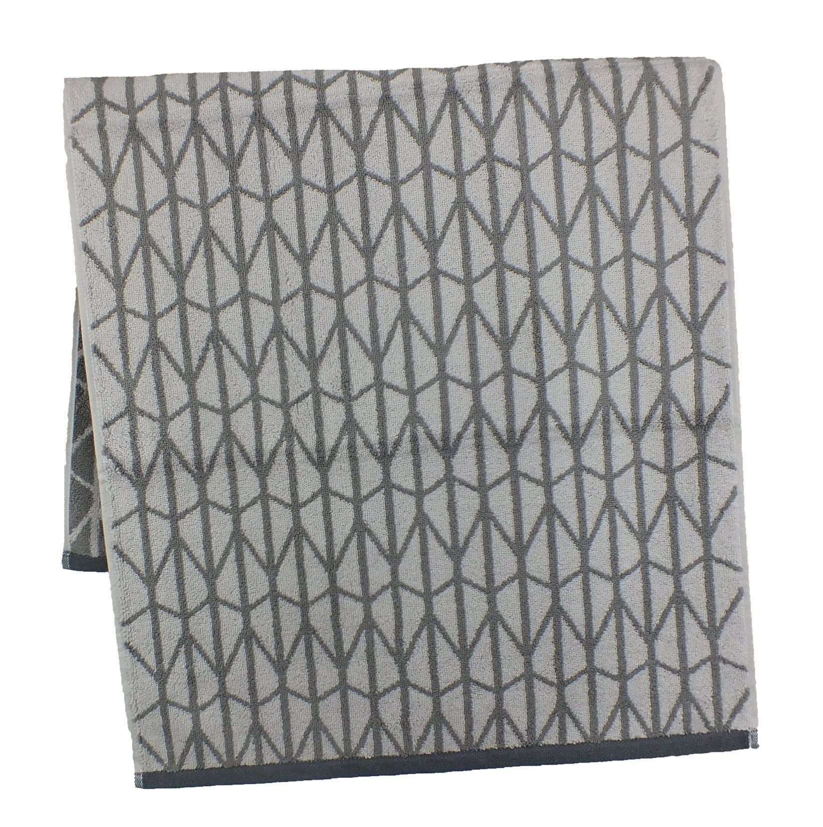 pearl Vossen Design (1-St), Handtuch, grey Modisches