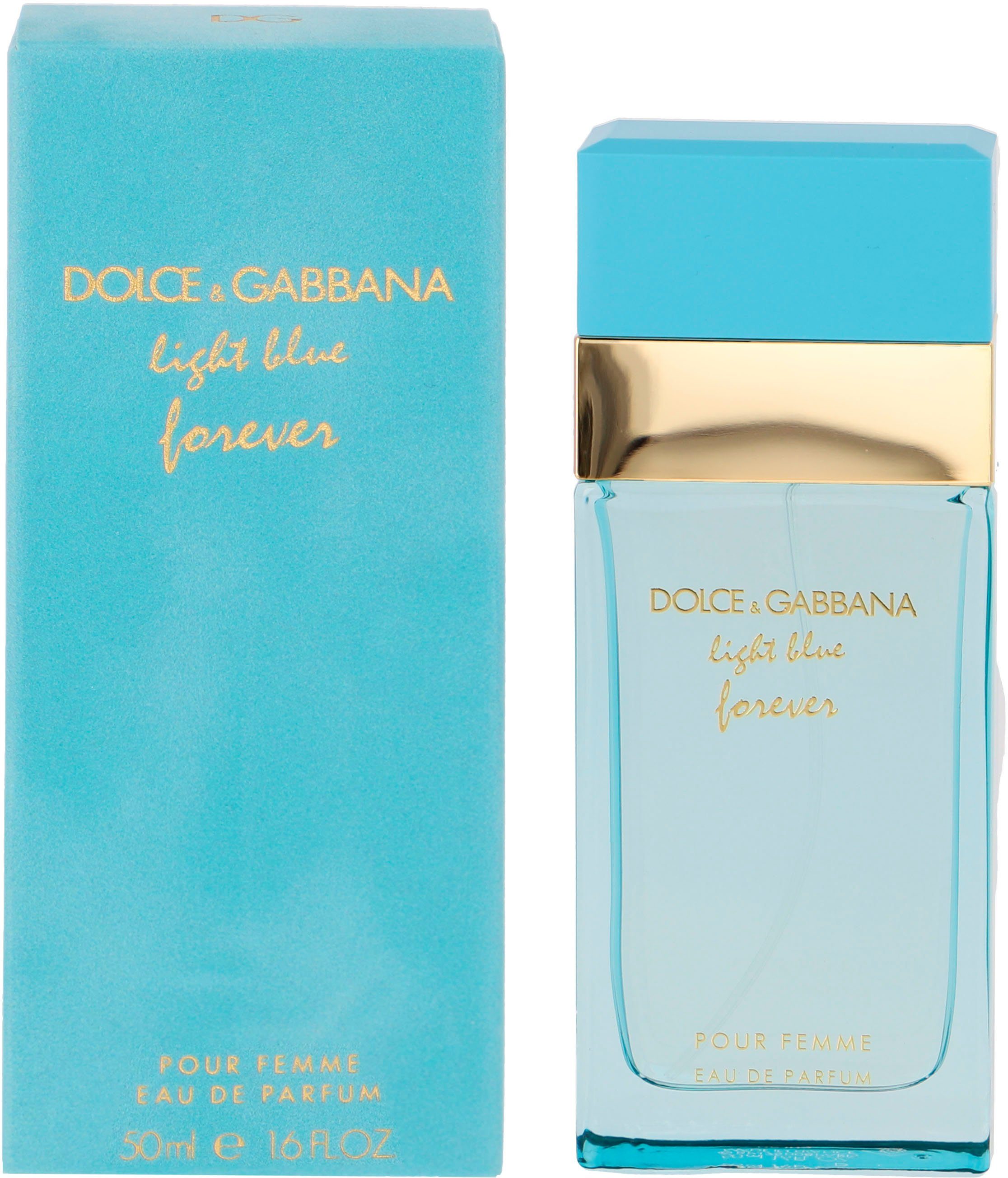 Parfum GABBANA de Blue Eau DOLCE Forever & Light