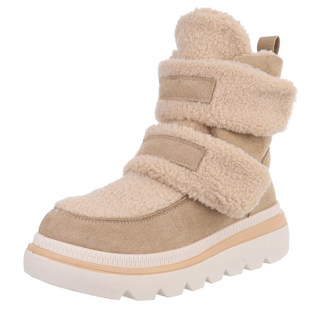 Ital-Design Sportliche Stiefelette mit Klettverschluss für günstig online kaufen