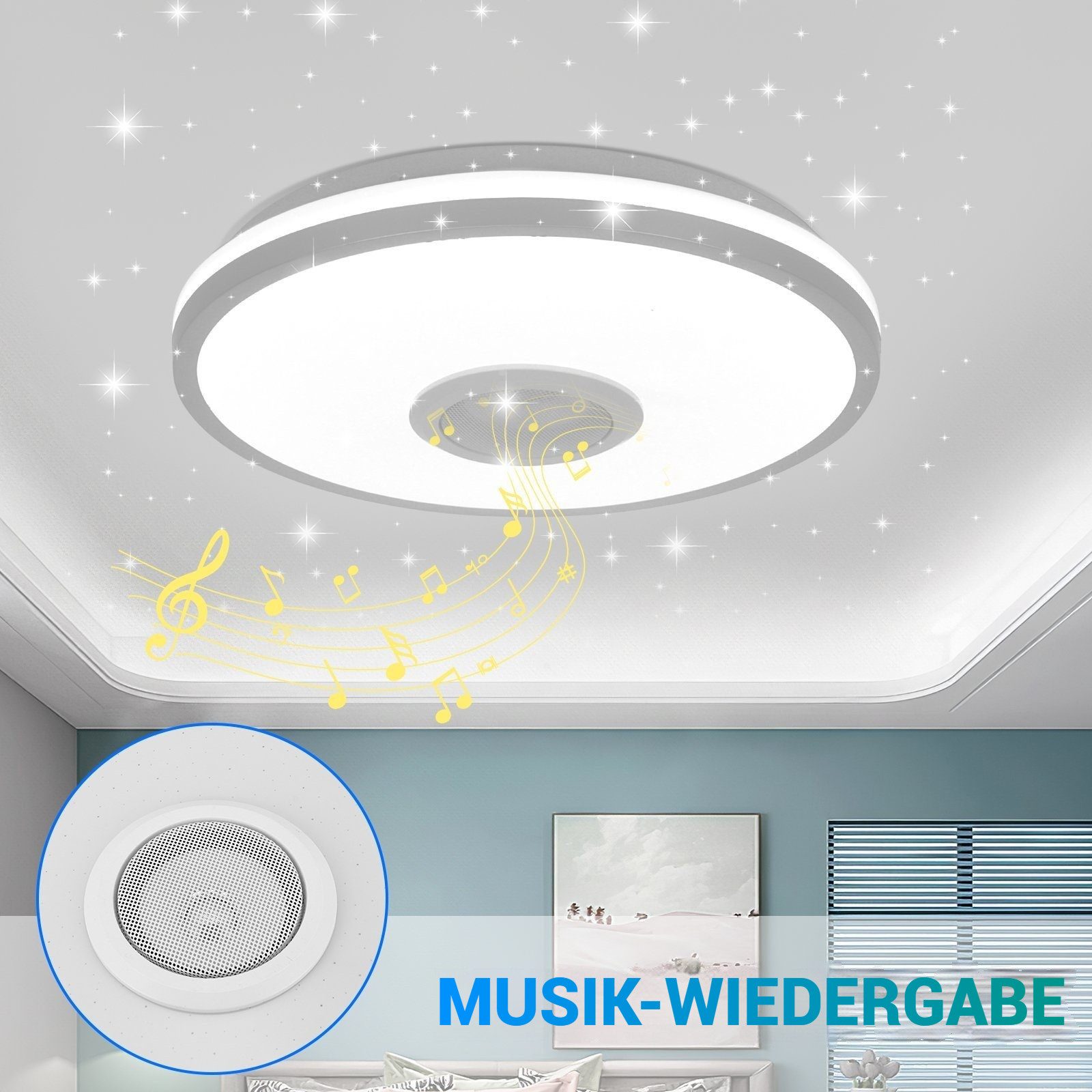 BlingBin LED Deckenleuchte 36W RGB Dimmbar günstig online kaufen