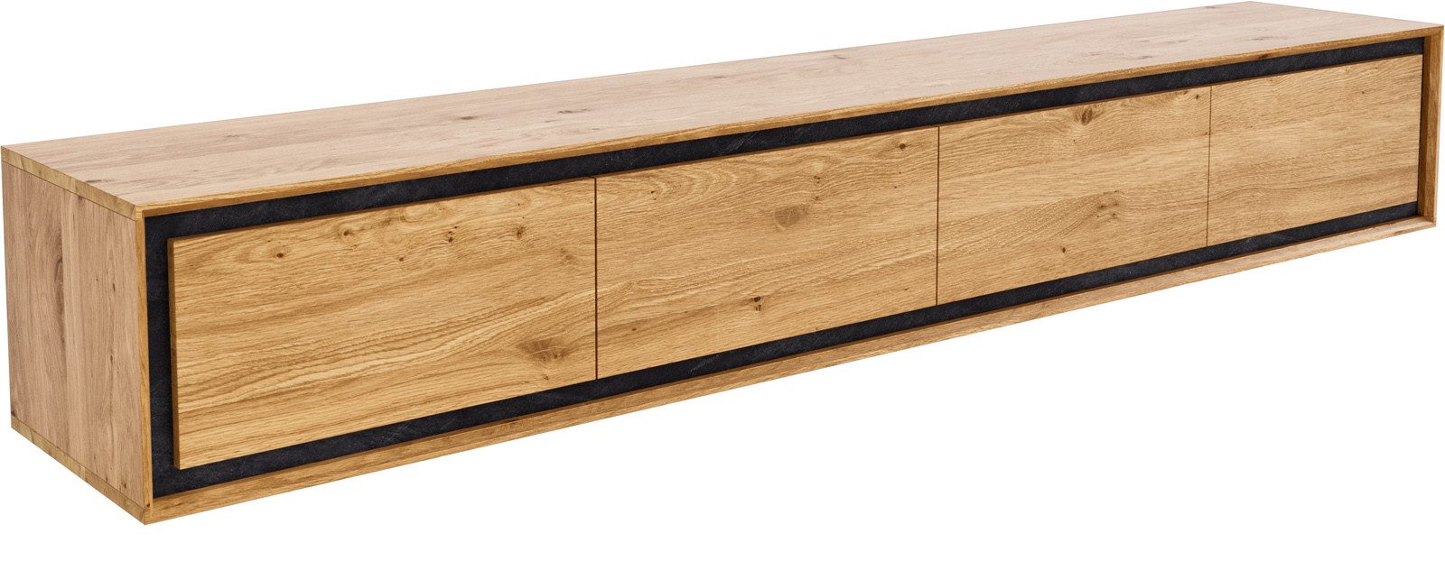 DELIFE Lowboard Stonegrace, Eiche Natur 200 günstig online kaufen
