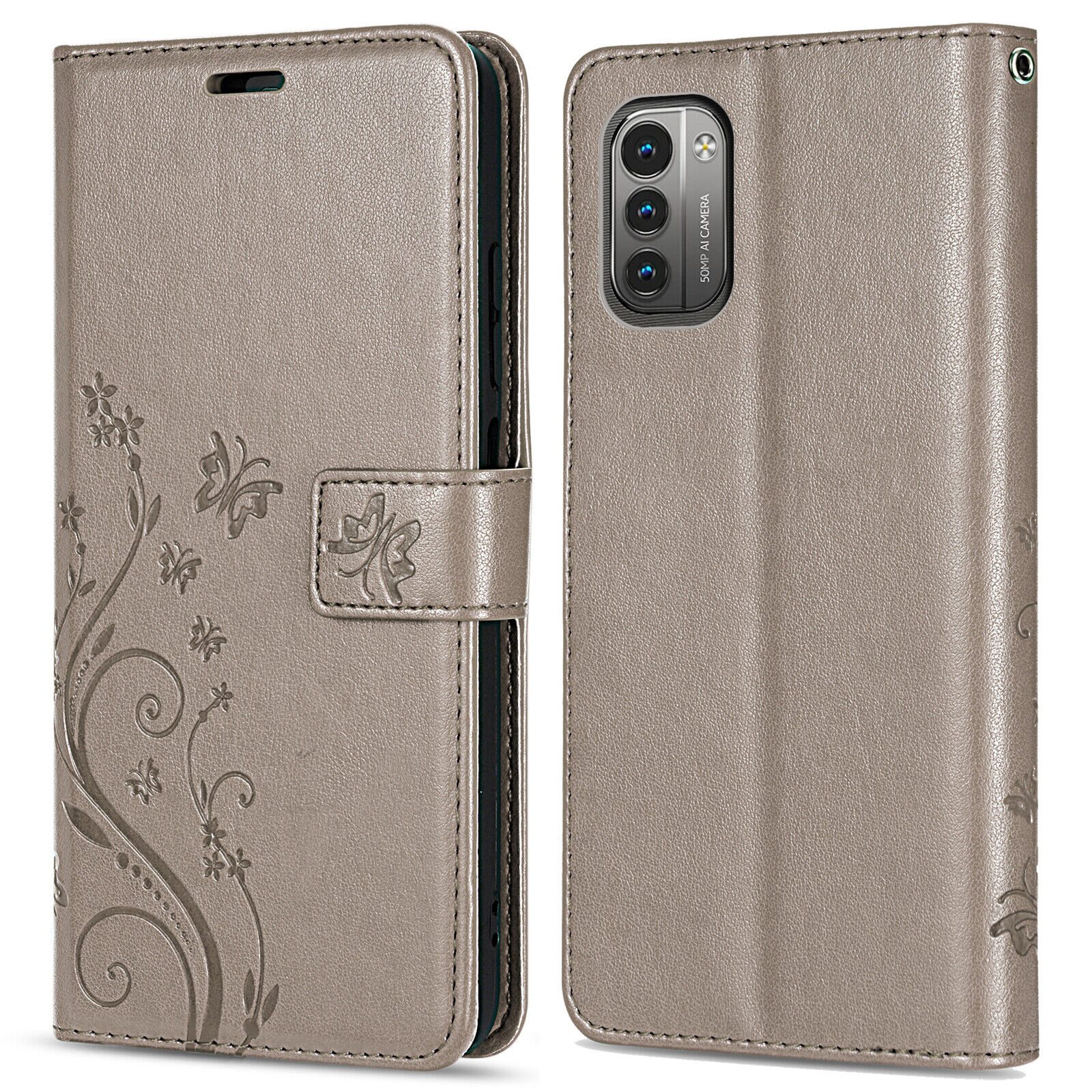 betterfon Handyhülle Handytasche für Nokia G11 / G21 Klapphülle Klapphülle, Bookstyle-Hülle: Magnetverschluss 3 Kartenfächer & Standfunktion