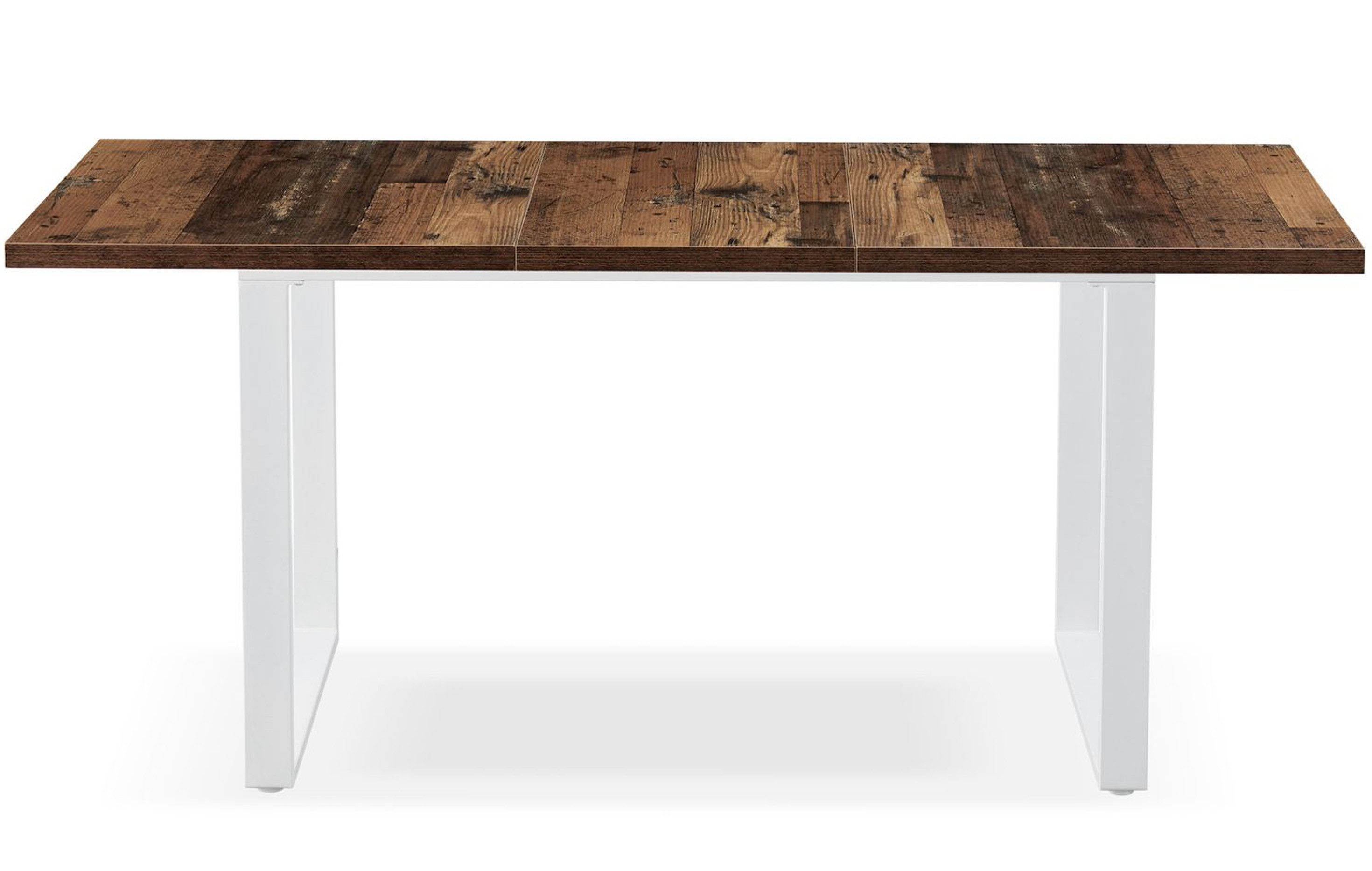 B&D home Esstisch LARS, Metallgestell schwarz oder weiß, ausziehbar 120-160 günstig online kaufen