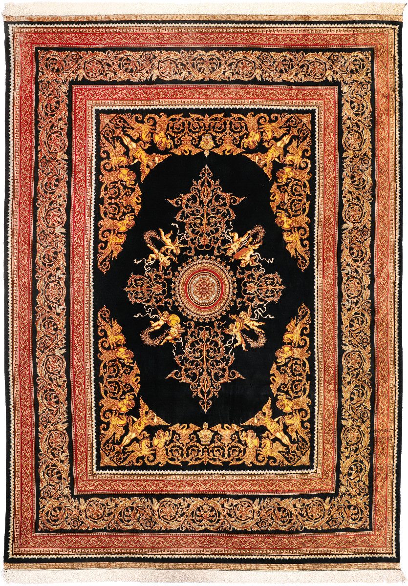 Carpet Avenue Teppich Ghom Seide 410x296, Rechteck, Höhe: 6 mm
