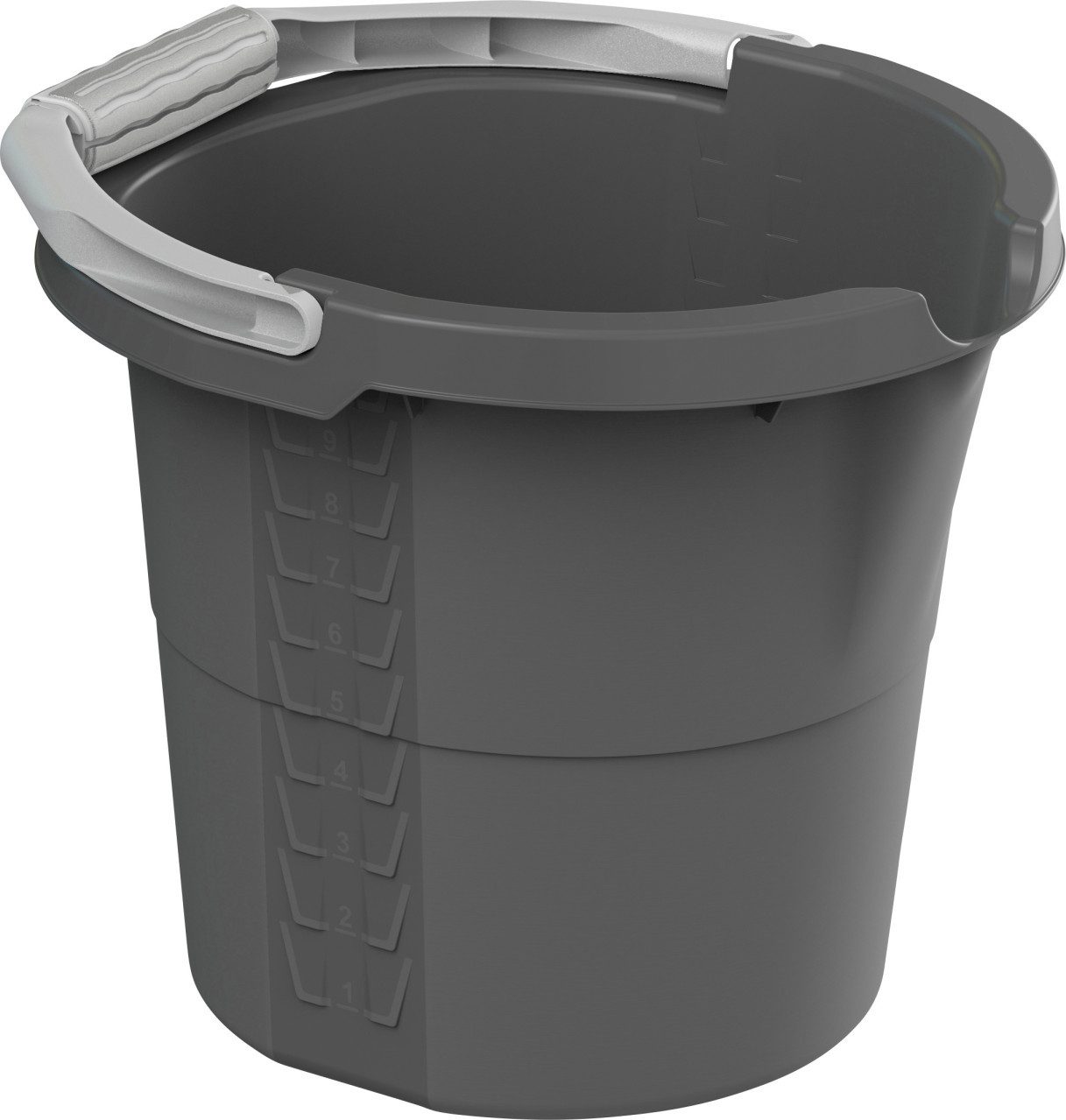 ROTHO Ведро для очистки Rotho Ведра Daily mit Skala 10 L anthrazit