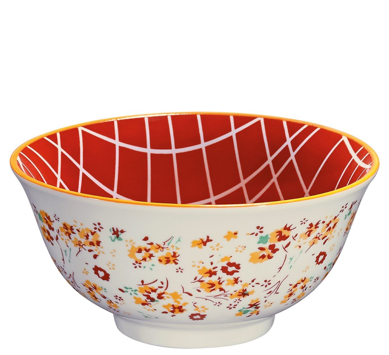 Cilio Kaffeeservice Cilio, Bowl AMICI Blumen, Ø 15,5 cm (1-tlg), Porzellan Blumen 107678