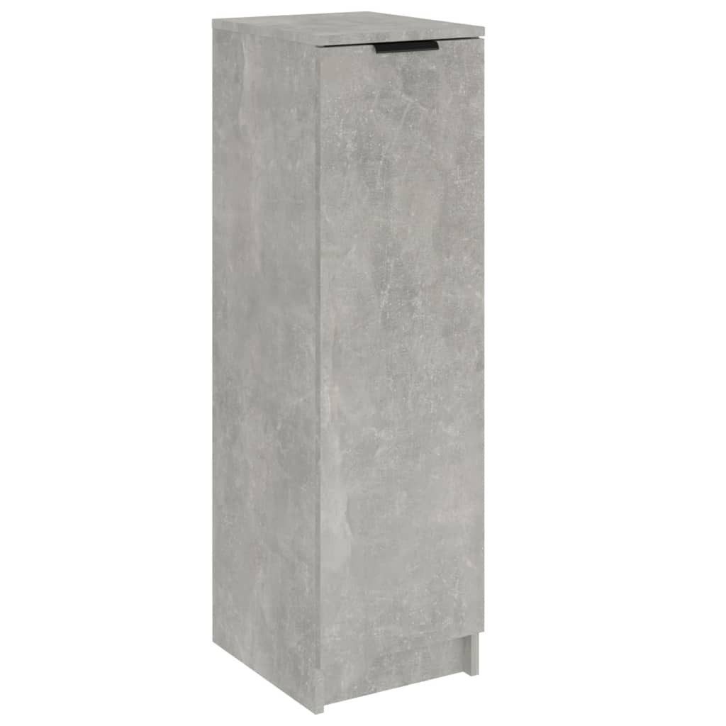 vidaXL Schuhschrank NA Schuhschrank Betongrau 30x35x100 cm Spanplatte