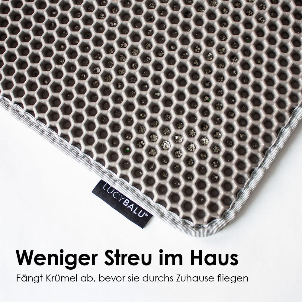 LucyBalu Katzentoilette Streumatte LOOMAT, zweilagiger Katzenklo Vorleger, günstig online kaufen