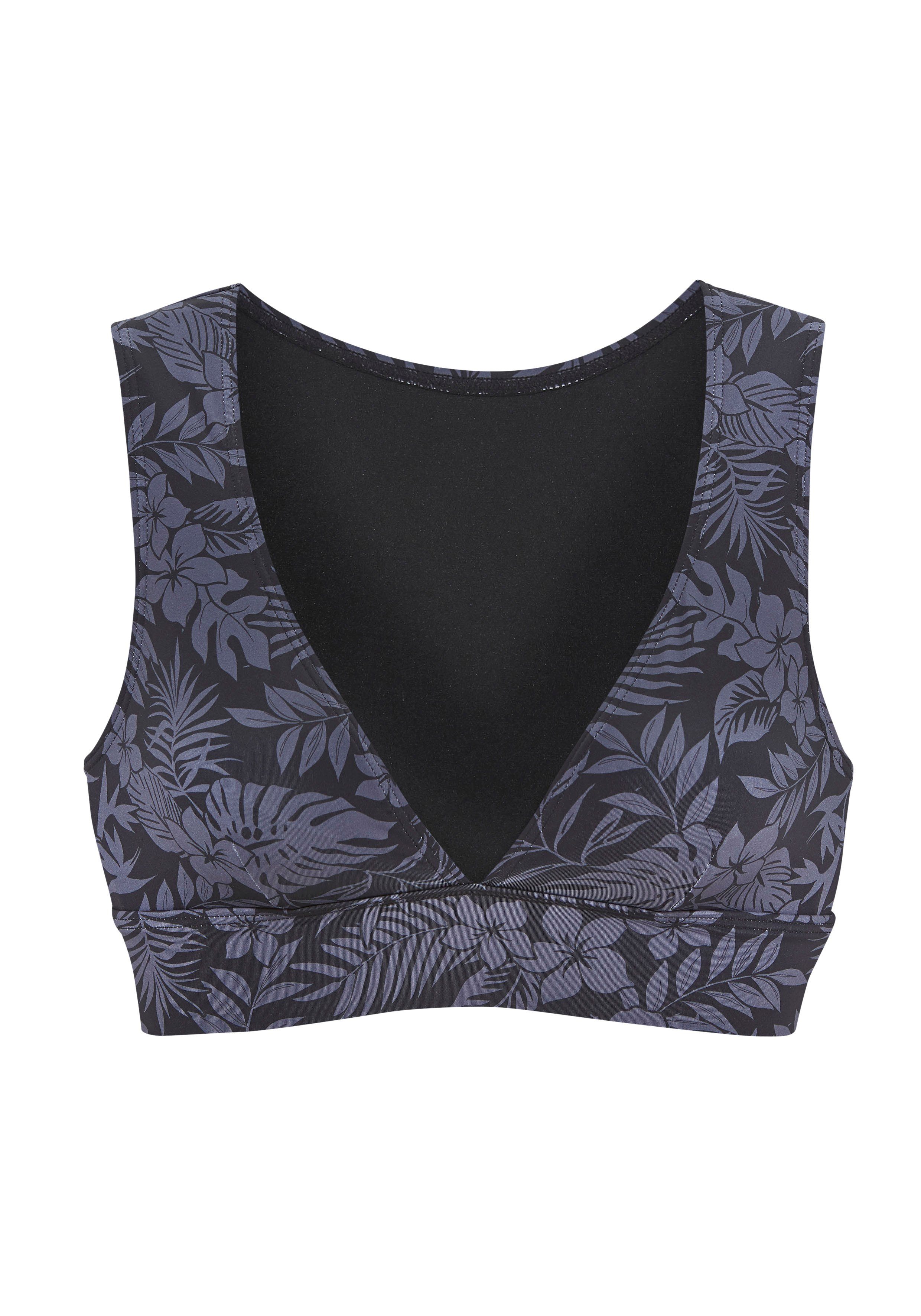 Venice Beach Bustier-Bikini-Top Moloka, mit tropischem Print. € 39,99