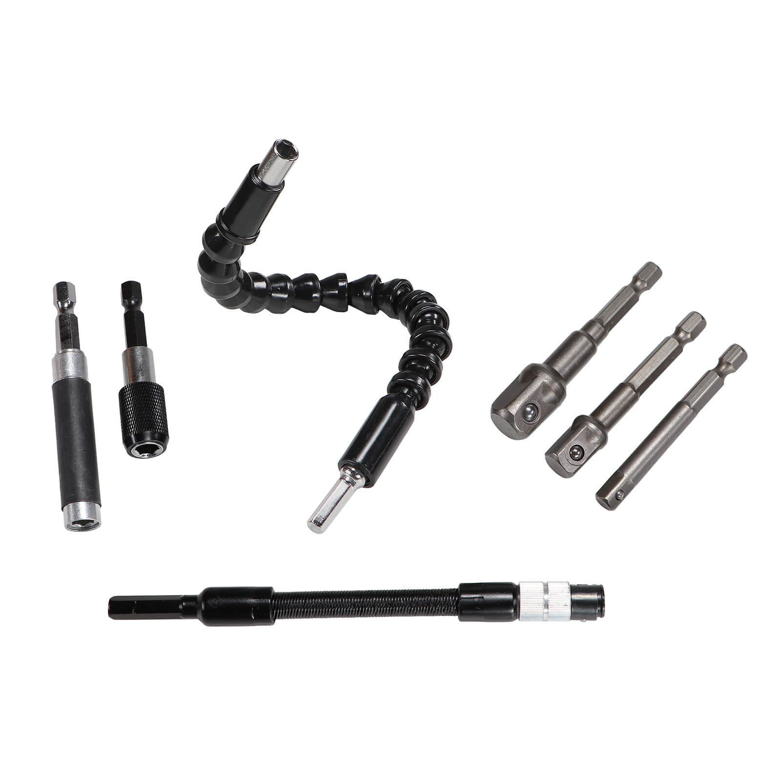 peveha24 Bit-Set Magnet Bithalter biegsame Welle und Bit Verlängerung Stecknuss