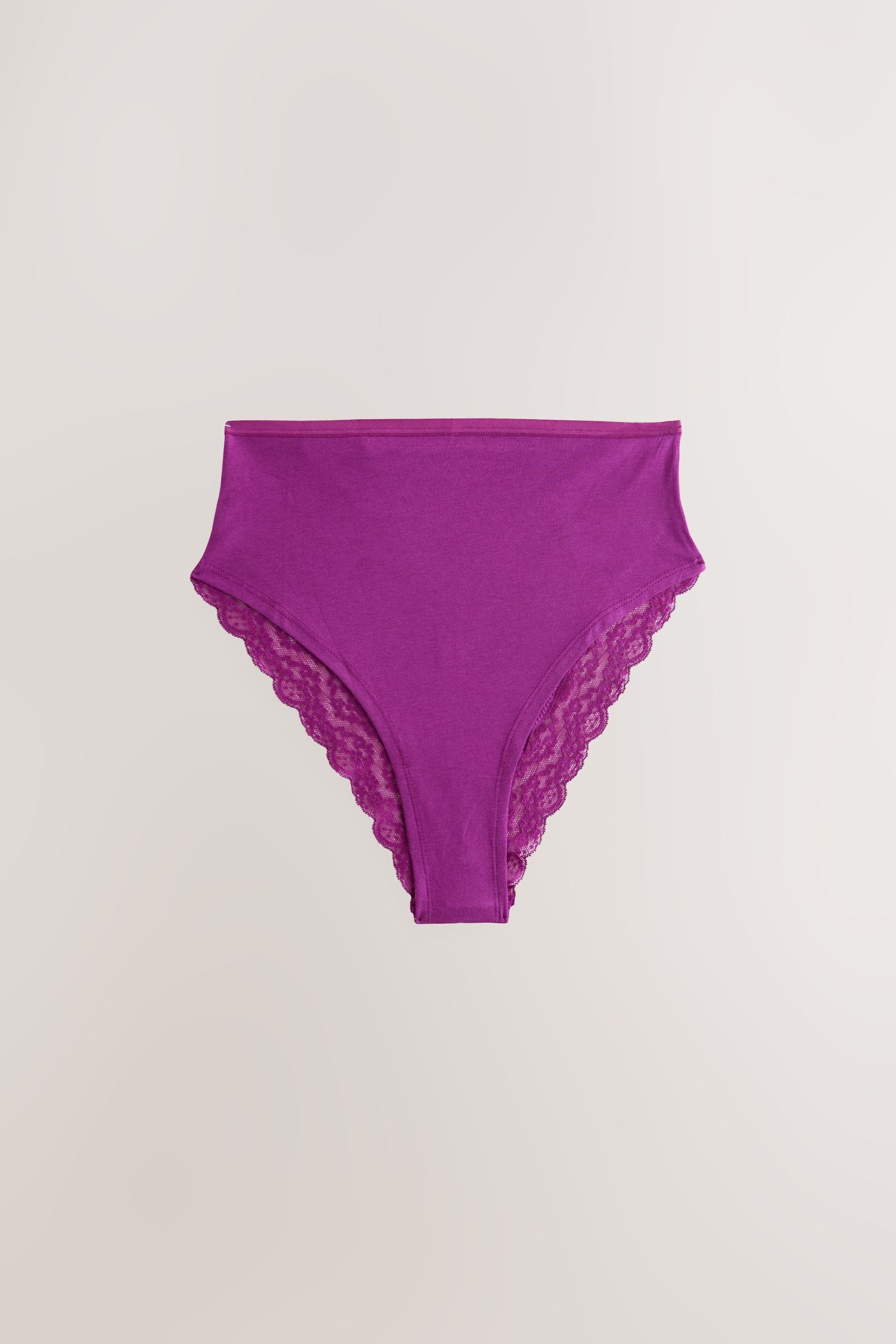 Next High-Waist-Slip Hochbund-Spitzenslips 4er-Pack, hoher Beinschnitt (4-St) – Bild 5 von 5