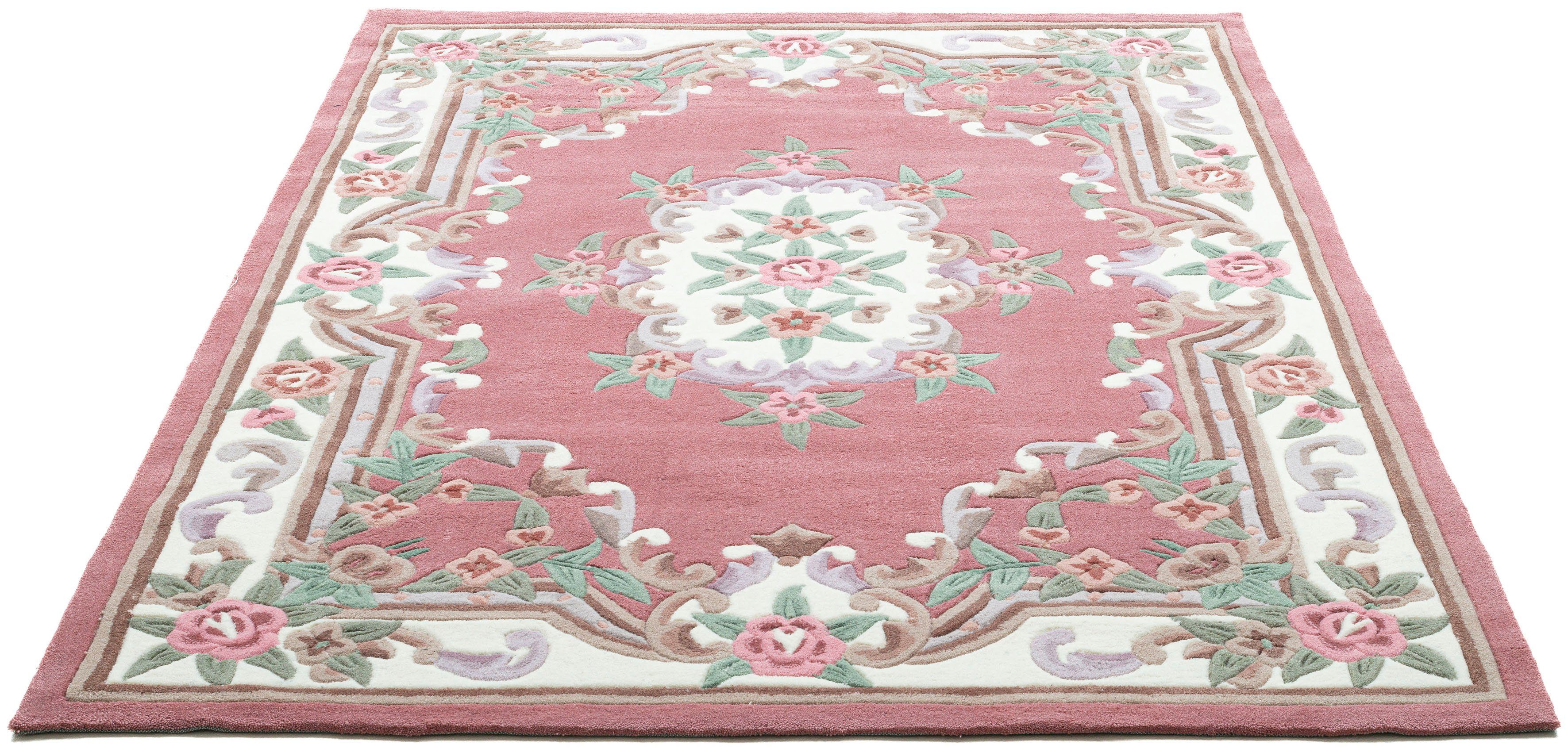 Teppich Ming, THEKO, rechteckig, Höhe: 14 mm, hochwertiges Acrylgarn, ideal  im Wohnzimmer & Schlafzimmer