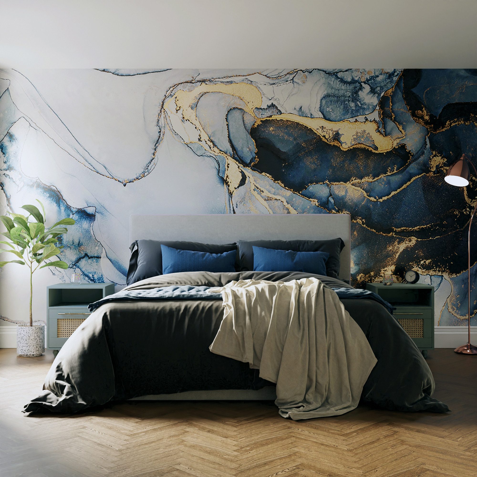 Superfresco Easy Fototapete Marmor, glatt, Steinoptik, (1 St), Design Tapeten