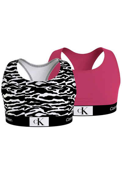 Calvin Klein Underwear Bralette 2PK BRALETTE (Packung, 2er-Pack) in trendy Farben und Muster