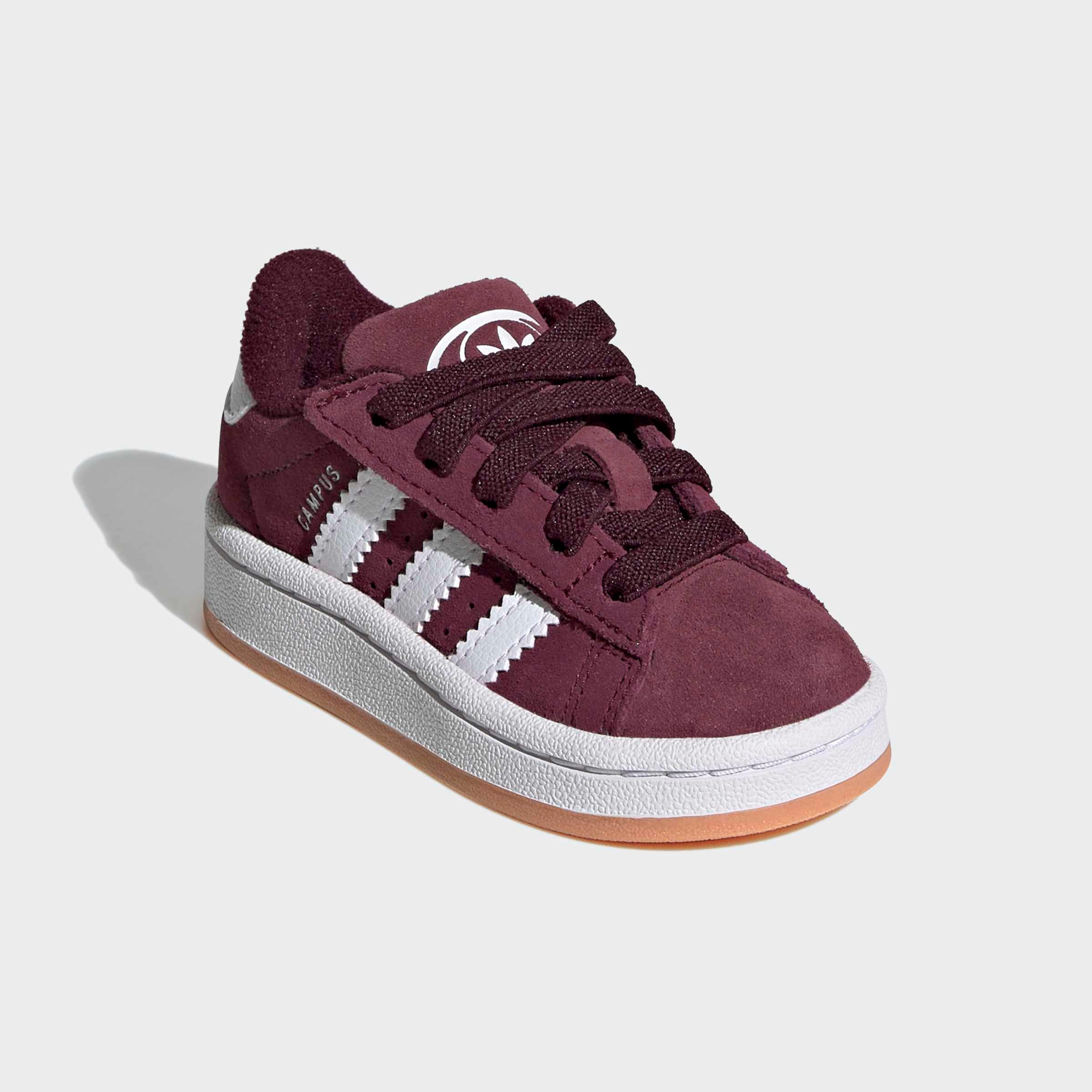 adidas Originals CAMPUS 00S COMFORT CLOSURE ELASTIC LACE KIDS Sneaker für Babys und Kleinkinder aus Leder und Wildleder, mit Gummisohle