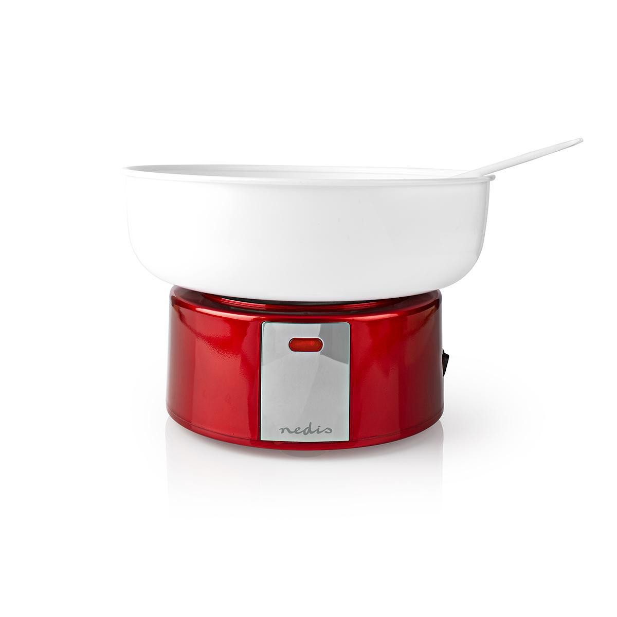 Nedis Zuckerwattemaschine FCCM100FRD, Zuckerwatte, abnehmbare Schüssel, einfache Reinigung, Spaß für alle