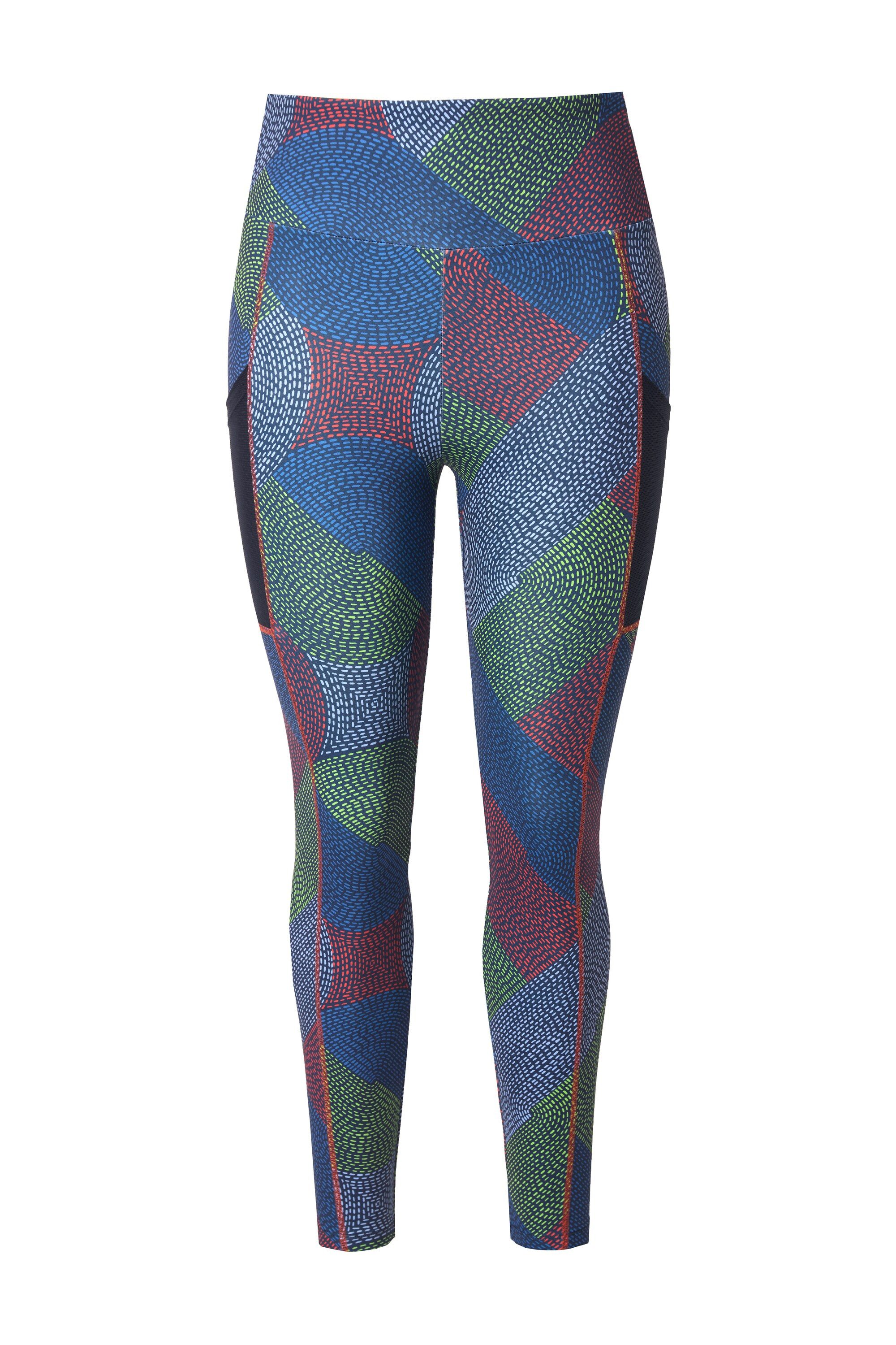 Ulla Popken Leggings Funktionsleggings Flechtmuster Mesh-Tasche günstig online kaufen