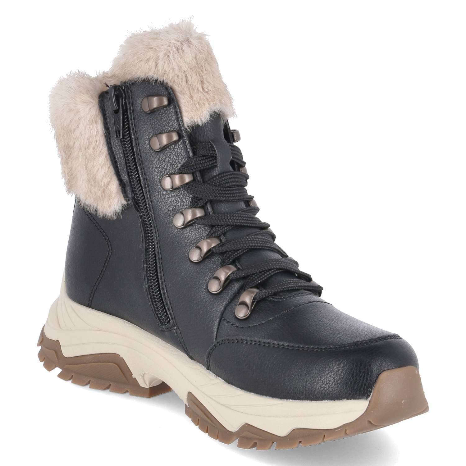 Rieker Rieker Wintersneaker W3971-00 Damen Leder & Textil black Winterstiefel – Bild 5 von 5