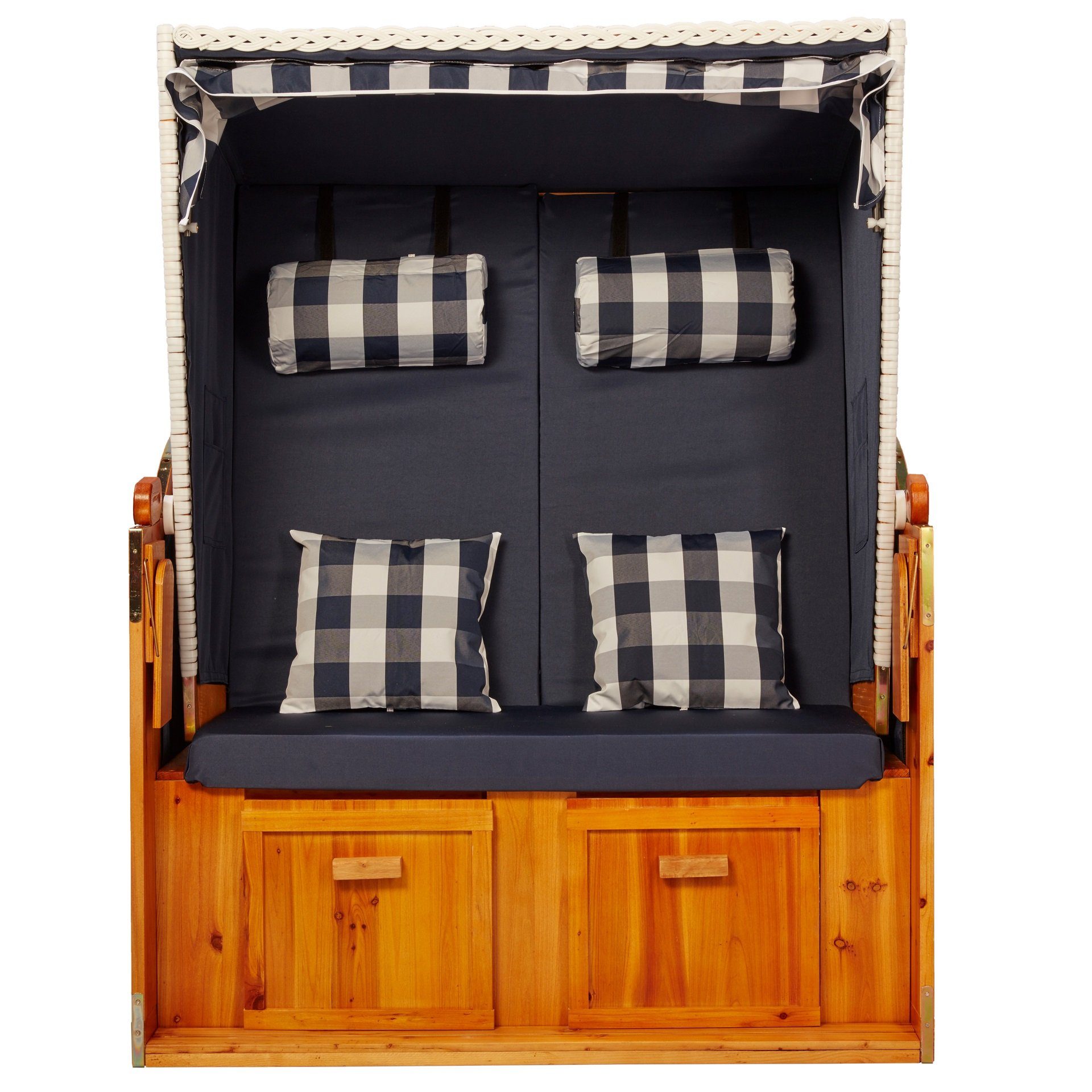 intergrill Strandkorb Strandschönheiten Doris Ostsee 2-Sitzer, BxTxH: 120x8 günstig online kaufen