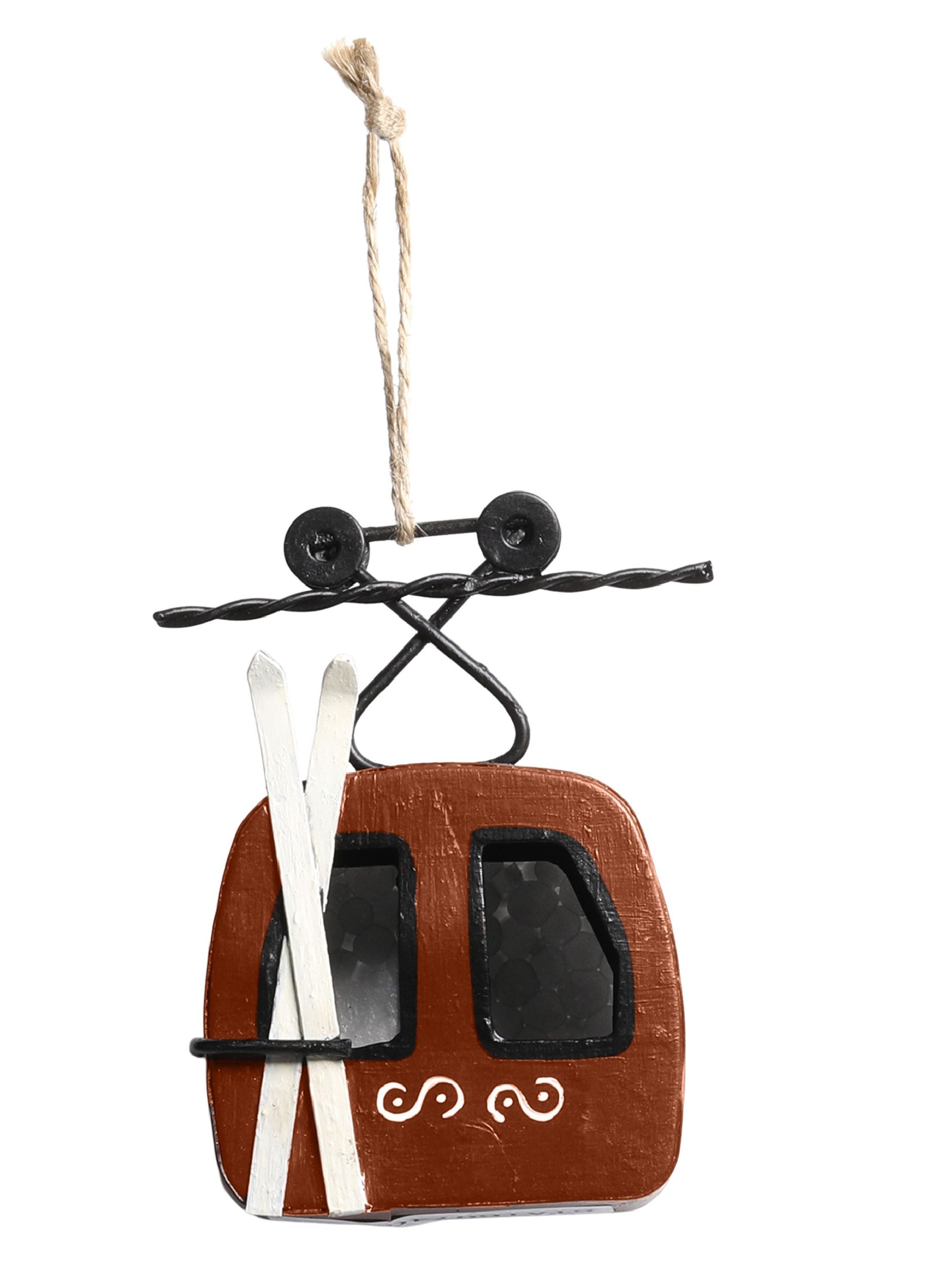 Chic Antique Dekohänger Chic Antique - Vintage Skilift zum Aufhängen Winterdeko