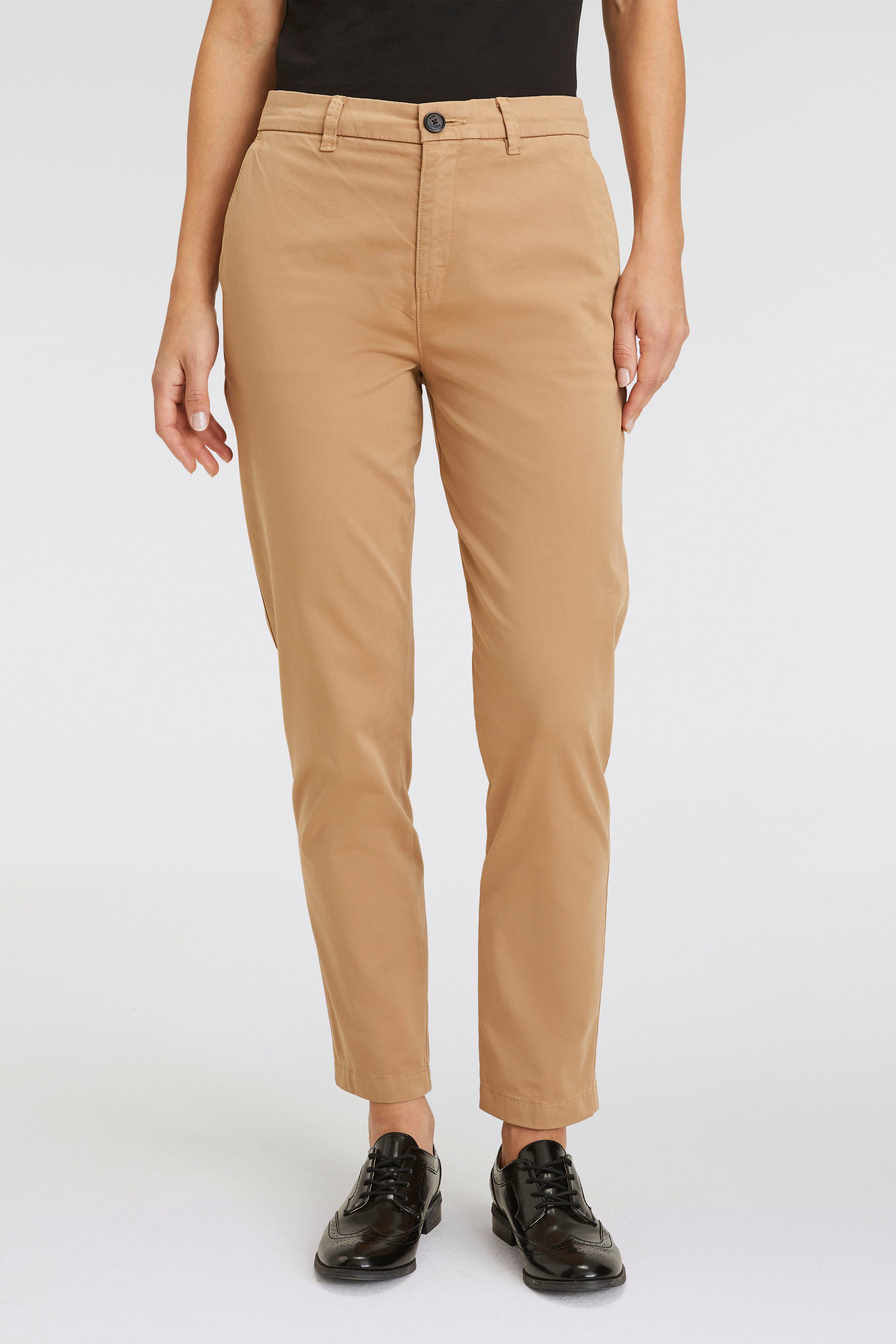 BOSS ORANGE Webhose Tachini Premium Damenmode mit Leder-Brandlabel am hinte günstig online kaufen