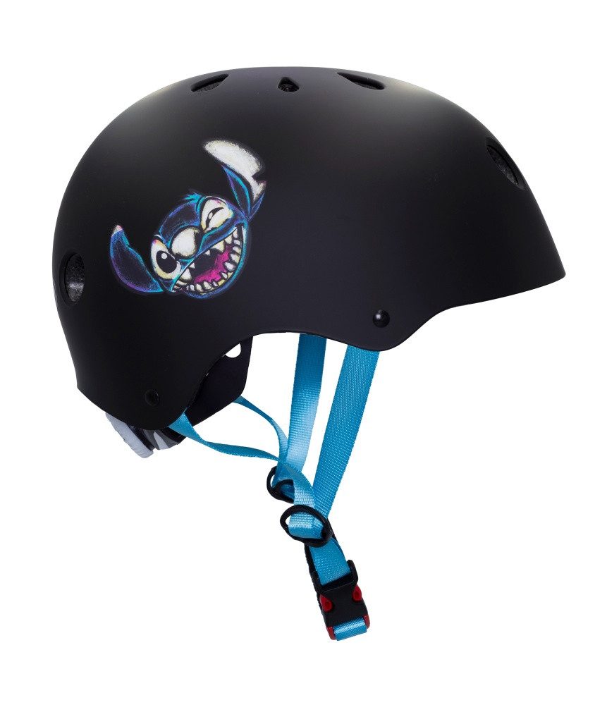 Seven Polska Kinderfahrradhelm Disney "Stitch – D100", M: 52-56 cm, Skater, Roller, Inliner