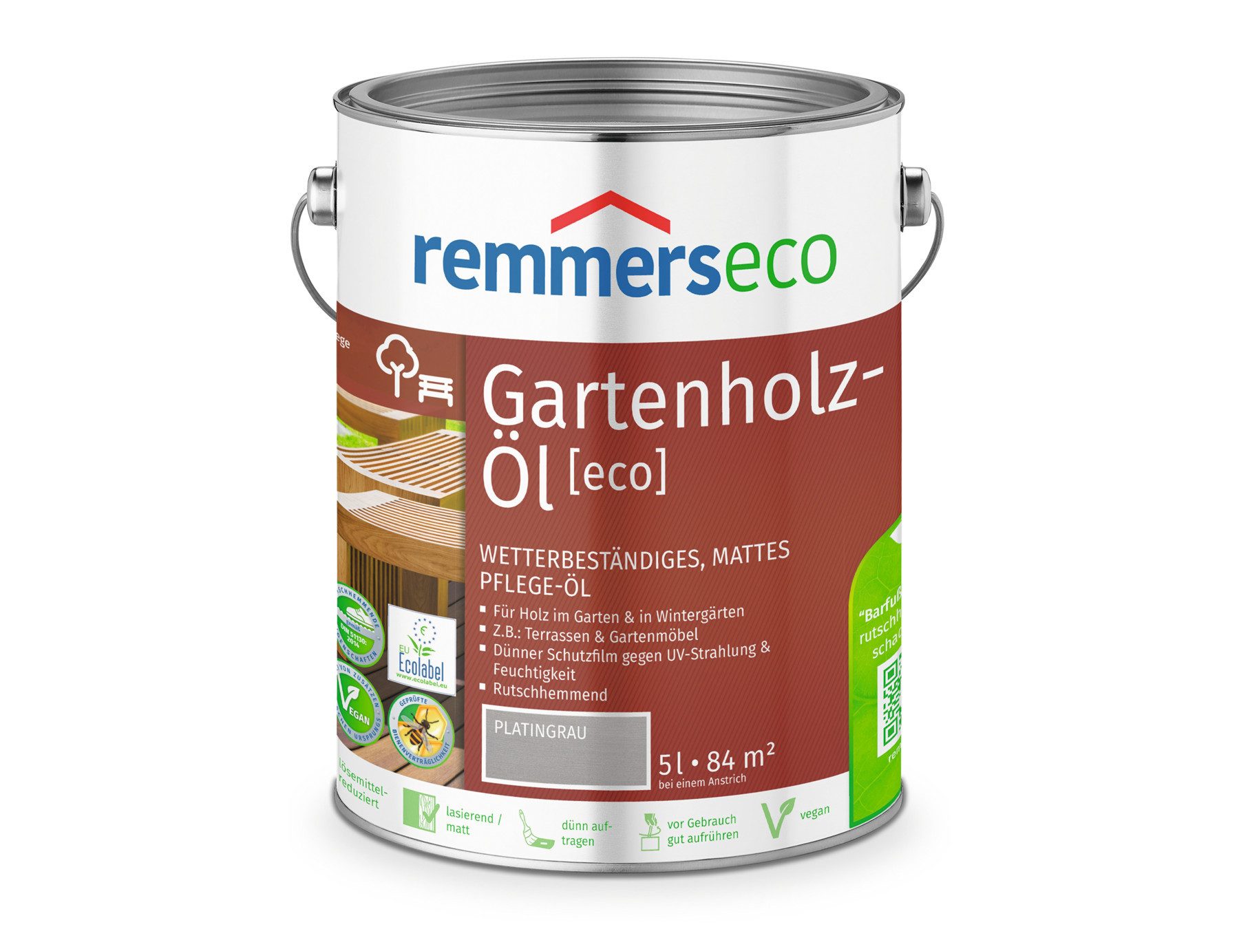 Remmers Ölfarbe Patina-Öl [eco] graphitgrau 5 Liter
