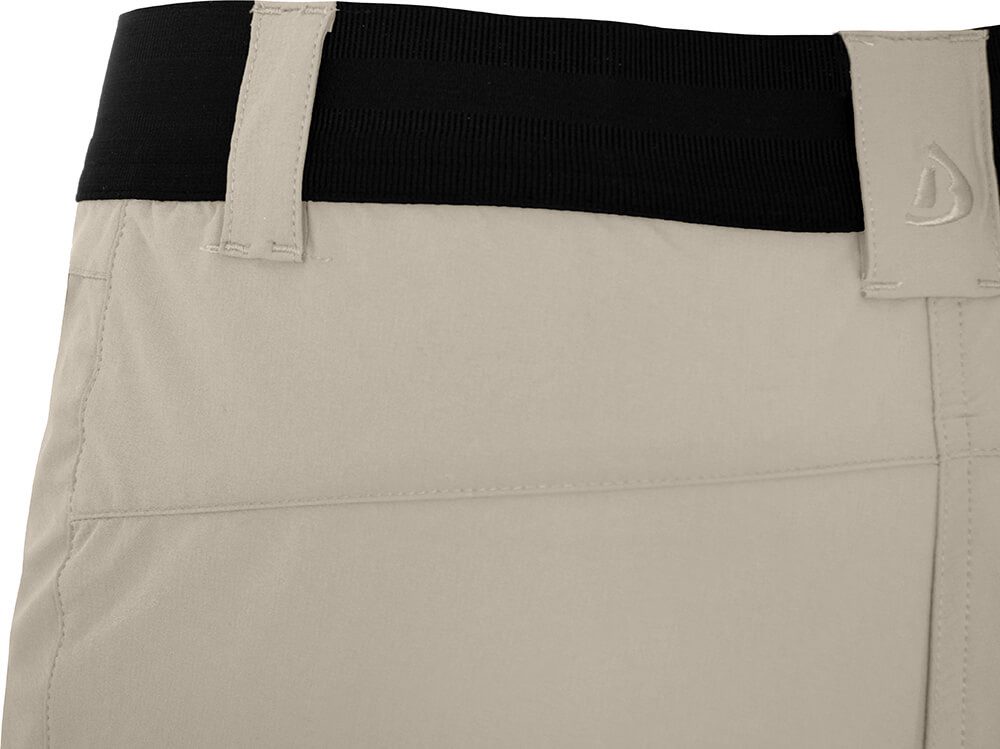 Bergson Outdoorhose VIDAA COMFORT Bermuda Damen Wandershorts, leicht, strapazierfähig, Normalgrößen, beige – Bild 4 von 4