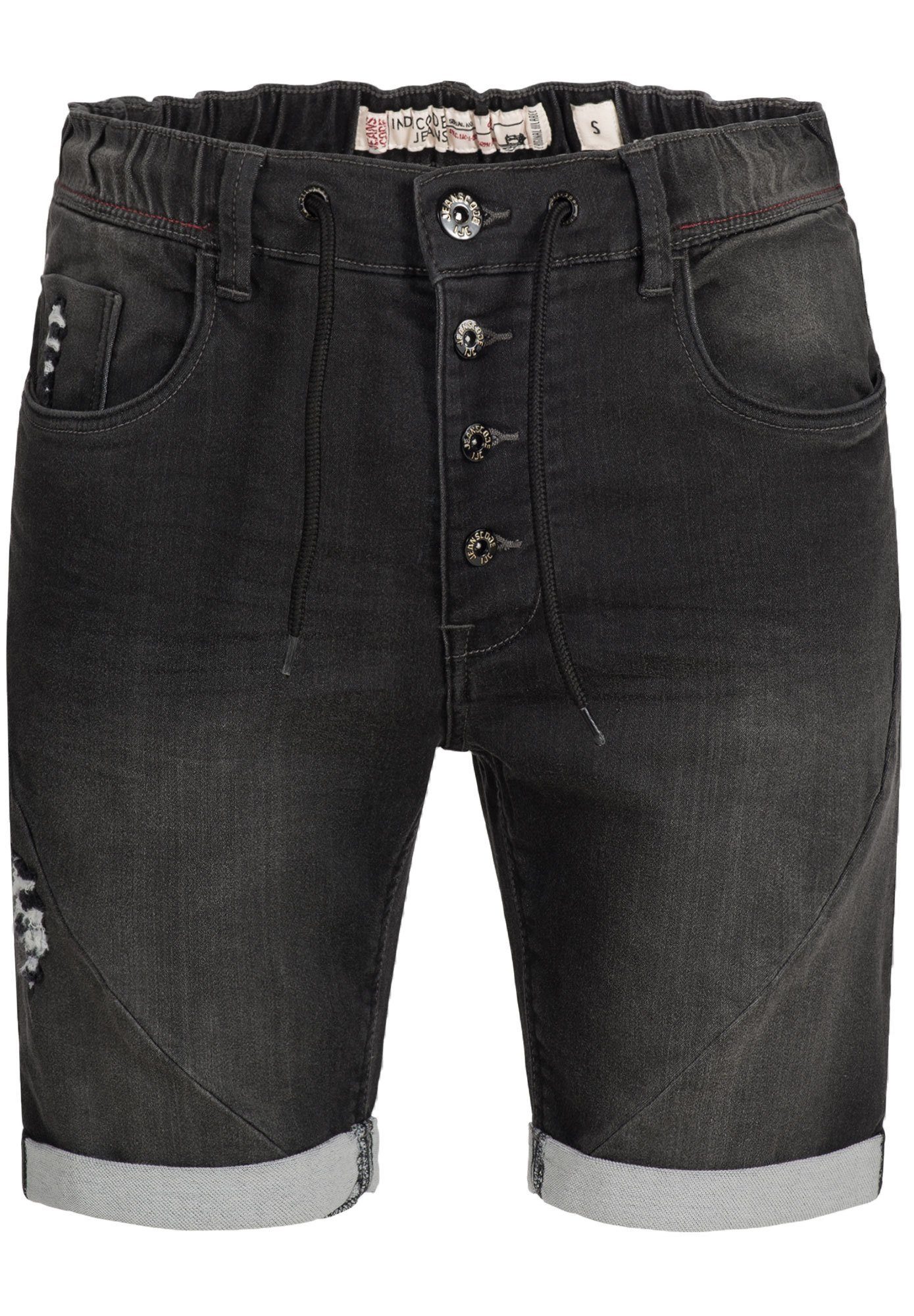 Indicode Jeansshorts Piano Trendige Herren Jogger günstig online kaufen