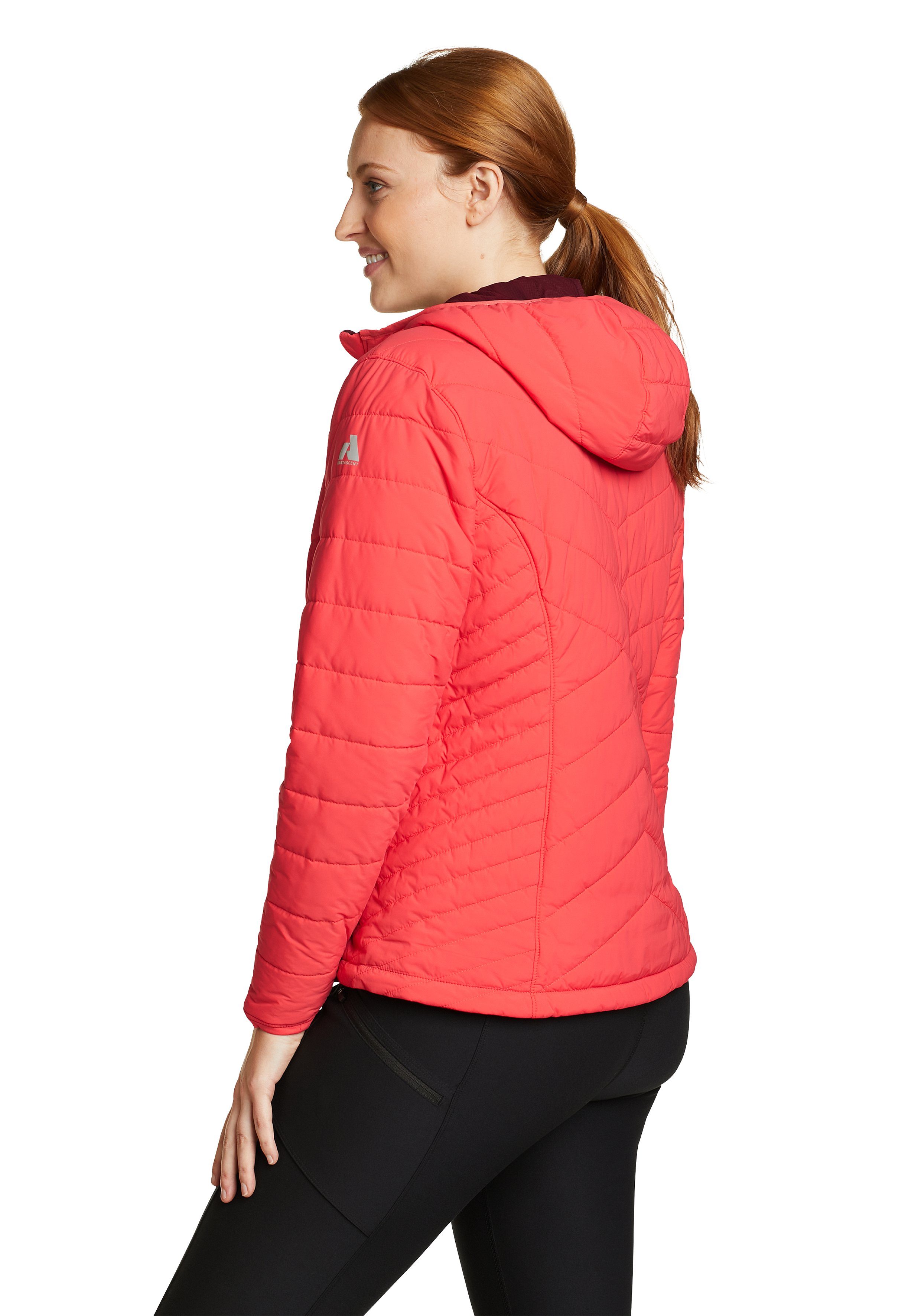 Funktionsjacke Bauer mit Eddie Kapuze Stretch Ignitelite Tintenrot Reversible