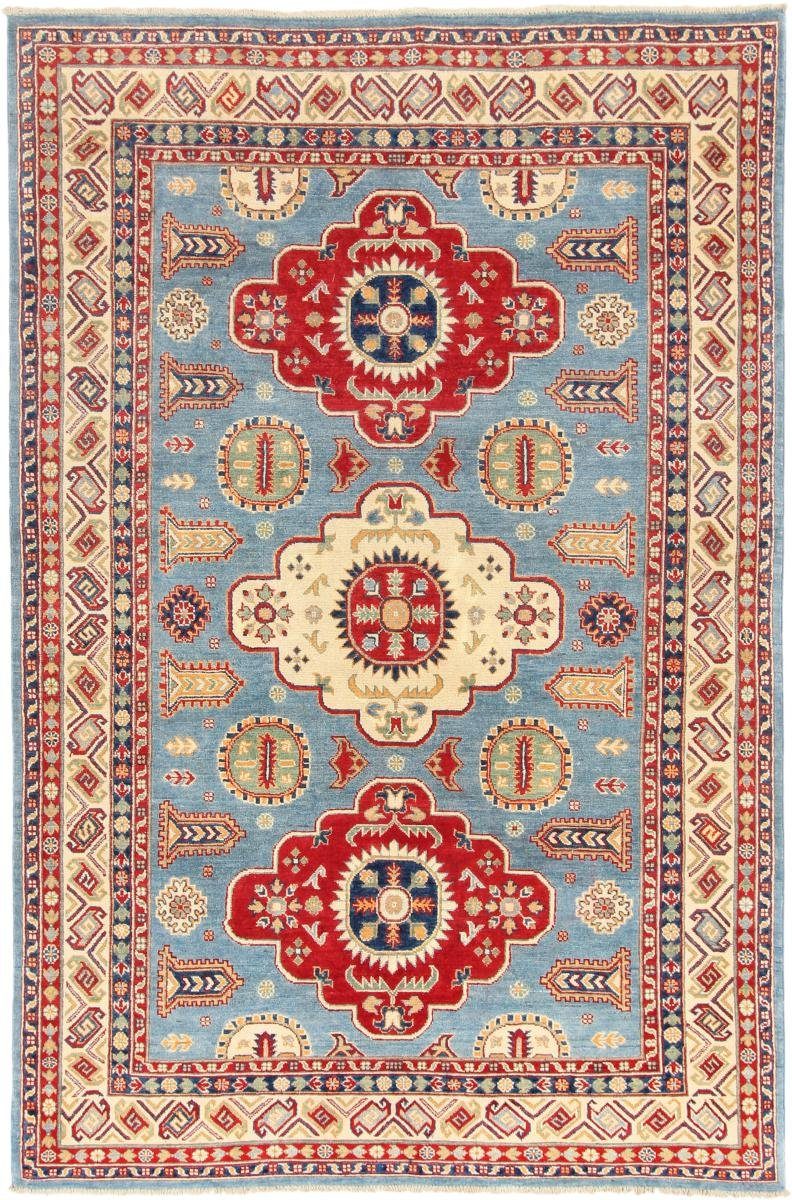 Orientteppich Kazak 183x279 Handgeknüpfter Orientteppich, Nain Trading, rechteckig, Höhe: 5 mm