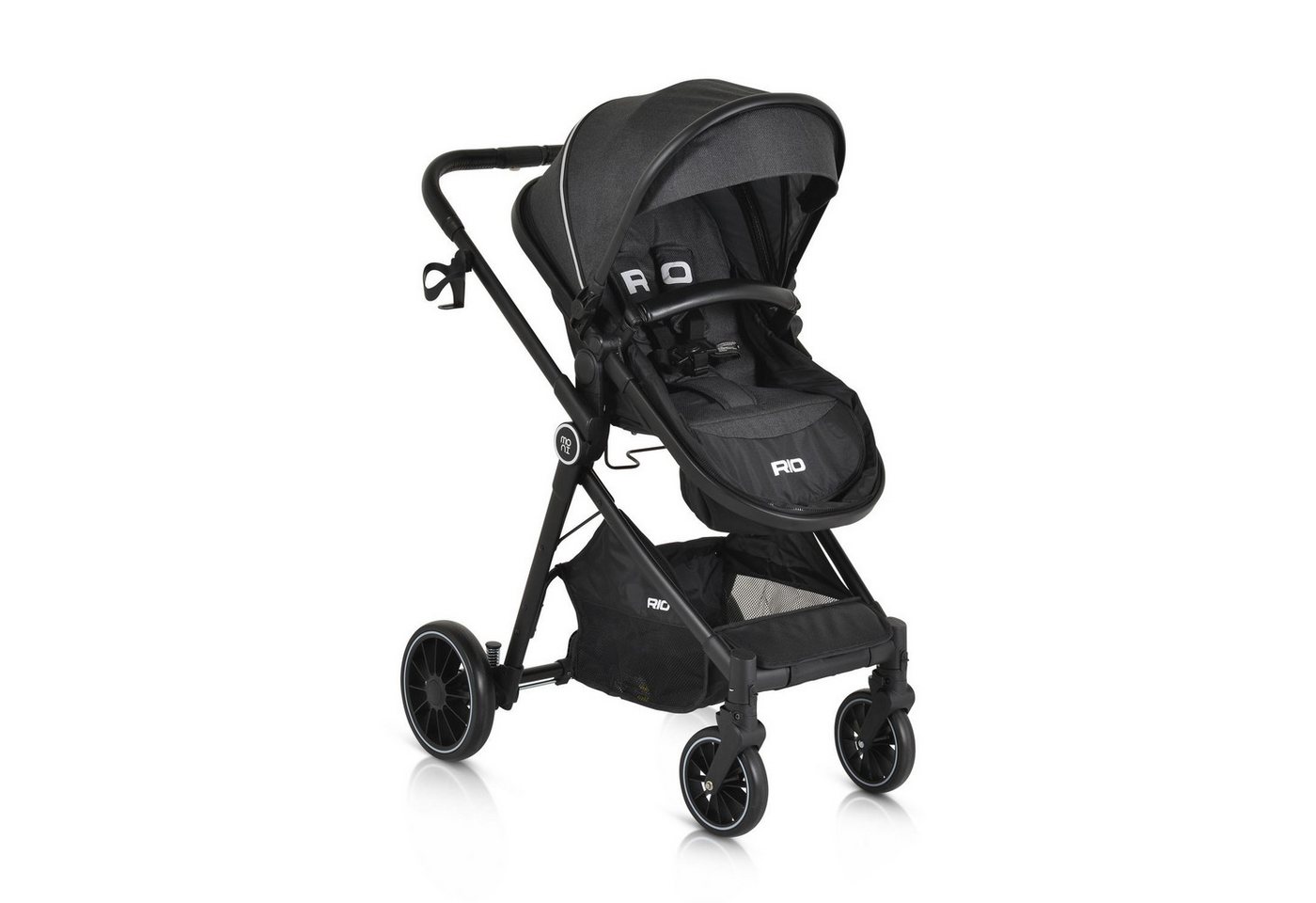 Thumbnail - Moni Kombi-Kinderwagen Kinderwagen 2 in 1 Rio 22 kg, umbaubar Fußabdeckung klappbar Korb Gurt