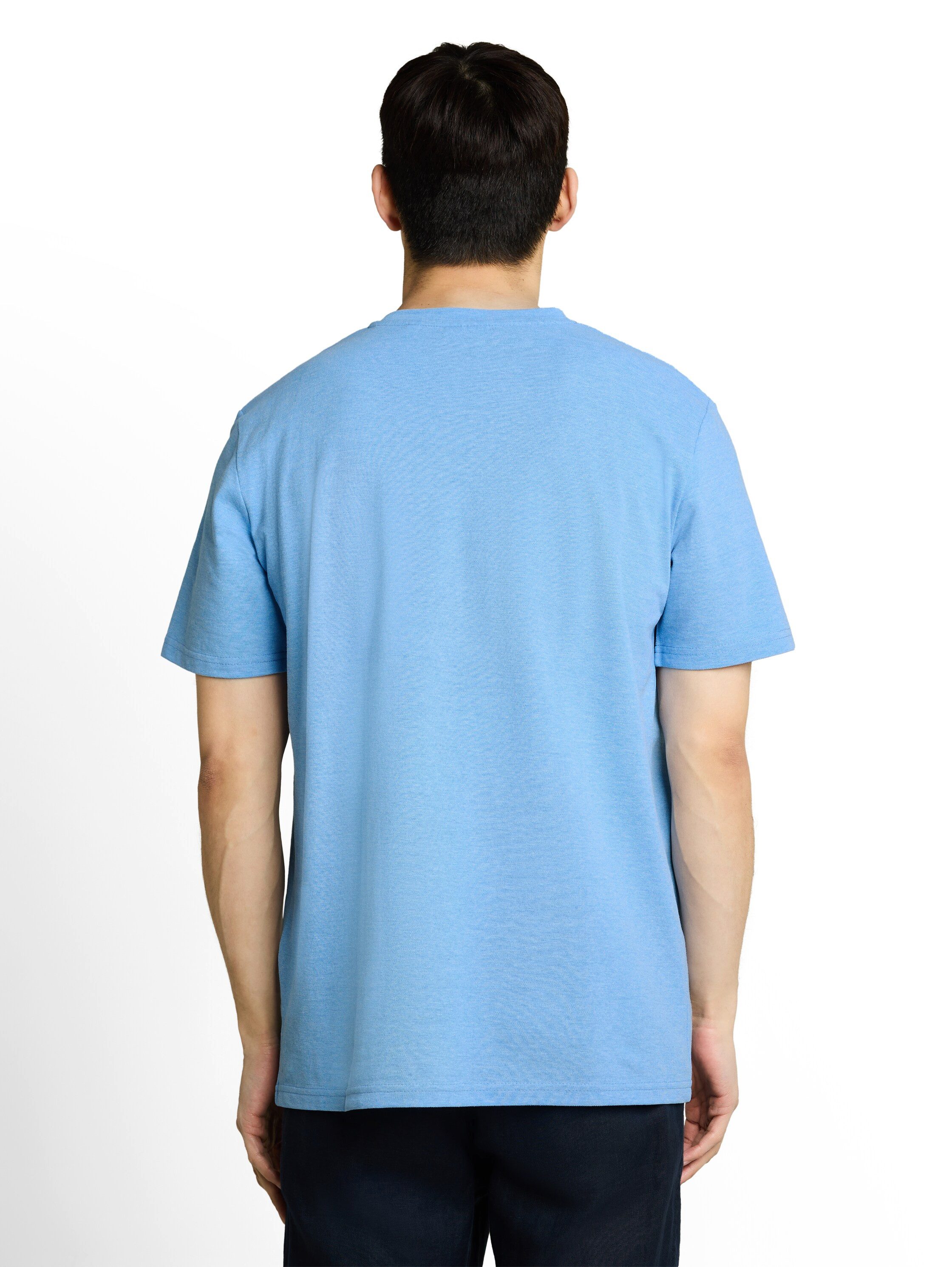 TOM TAILOR Kurzarmshirt Sommershirt mit kleinem Logo-Print