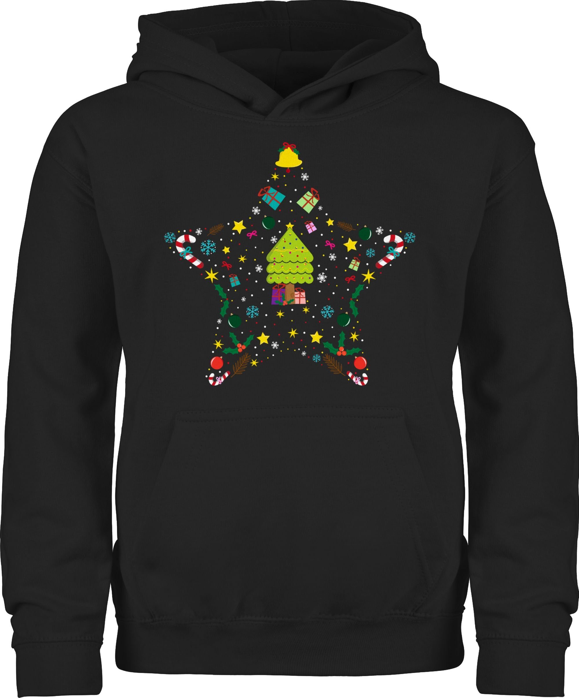 Hoodie Weihnachtsstern I Weihnachtsmotiv I Weihnachten