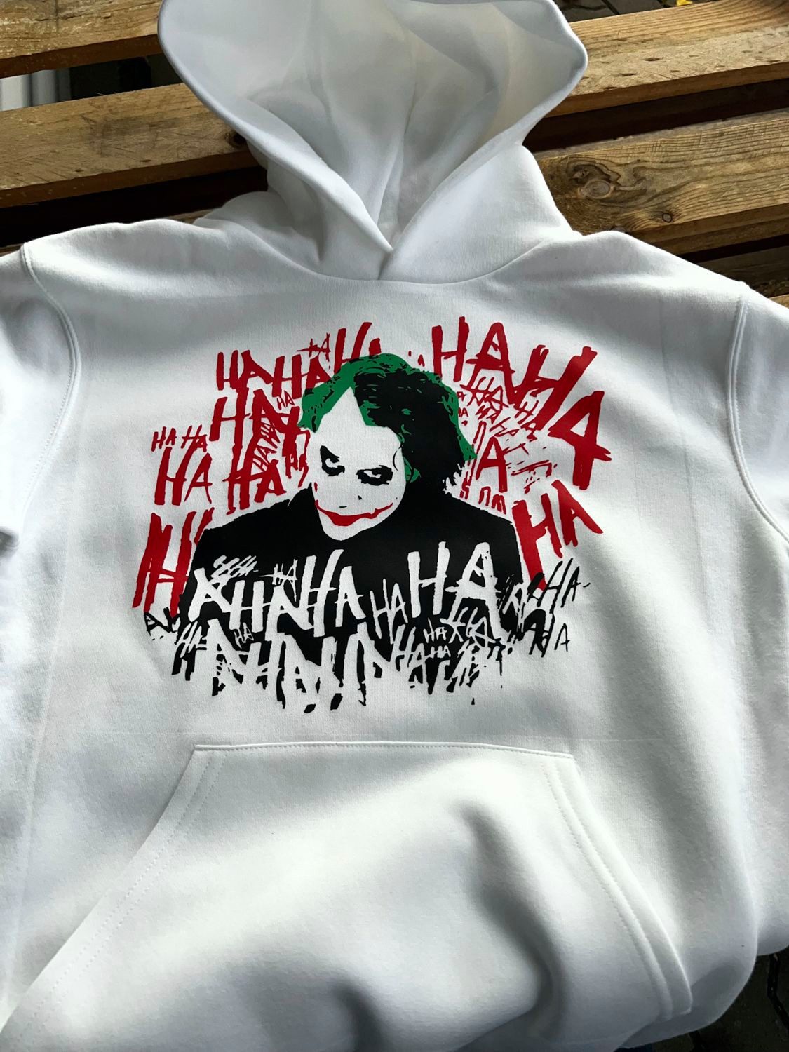 Batman Hoodie BATMAN hahahaha Hoodie Sweatshirt mit Kapuze