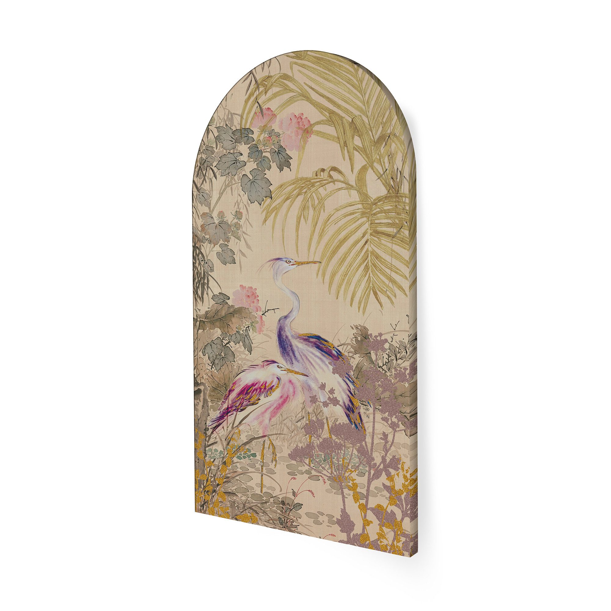 Art for the home Leinwandbild Reiher, (1 St)