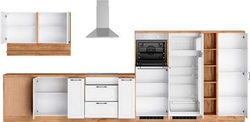 Kochstation Küche KS-Lana, Stellbreite 240/440 cm, wahlweise mit E-Geräten
