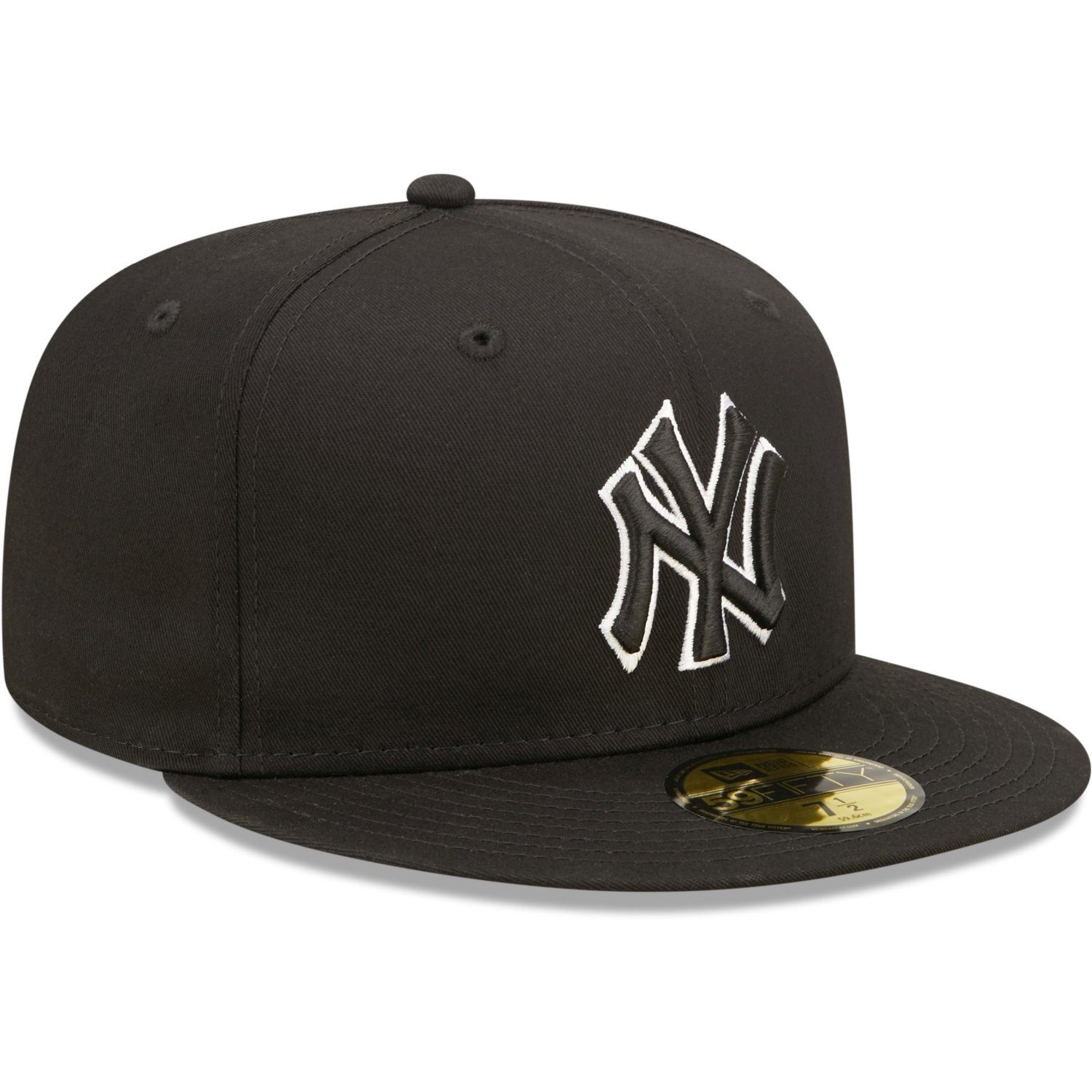 Cap schwarz York OUTLINE 59Fifty New Yankees Fitted New Era
