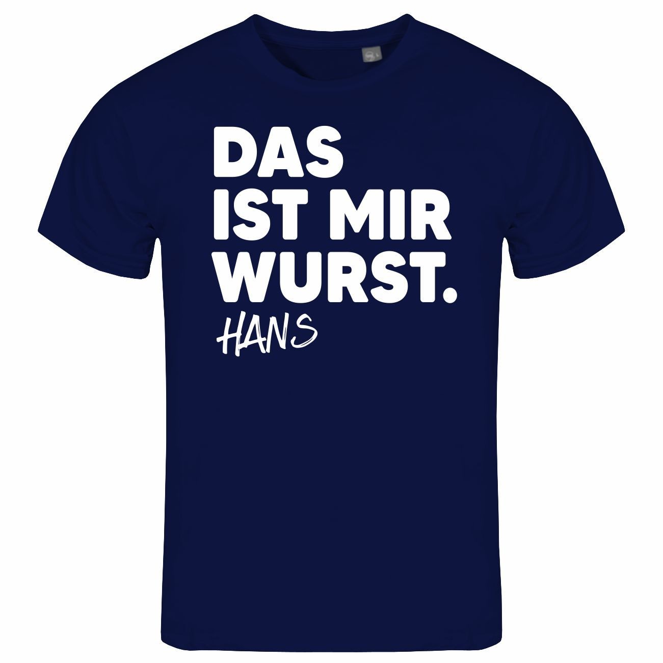 Print-Shirt Herren T-Shirt Das ist mir Wurst