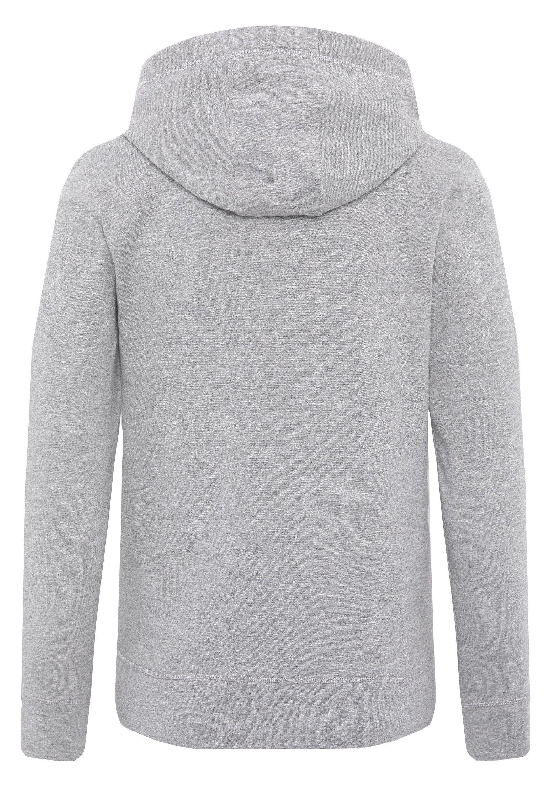 Oklahoma Jeans Sweatjacke mit Blütenfrontprint günstig online kaufen