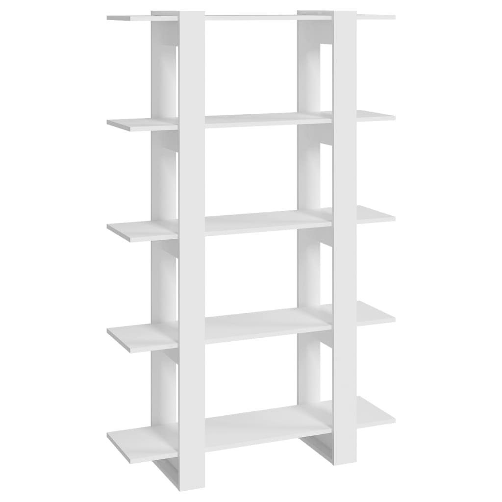 cm Bücherregal furnicato Weiß Bücherregal/Raumteiler 100×30×160