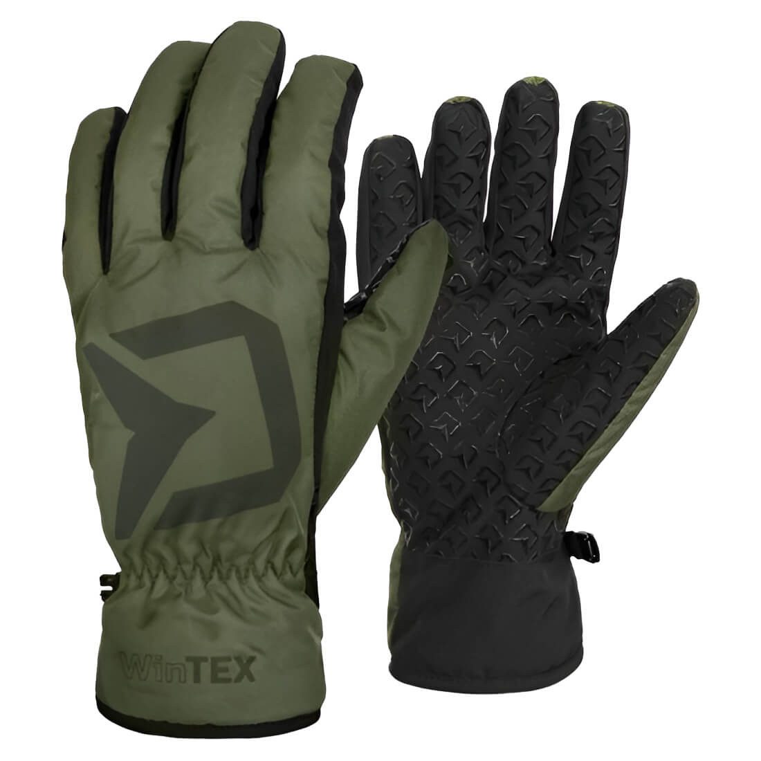 Angelhandschuhe Delphin WinTEX Handschuhe Herren Grün Schwarz