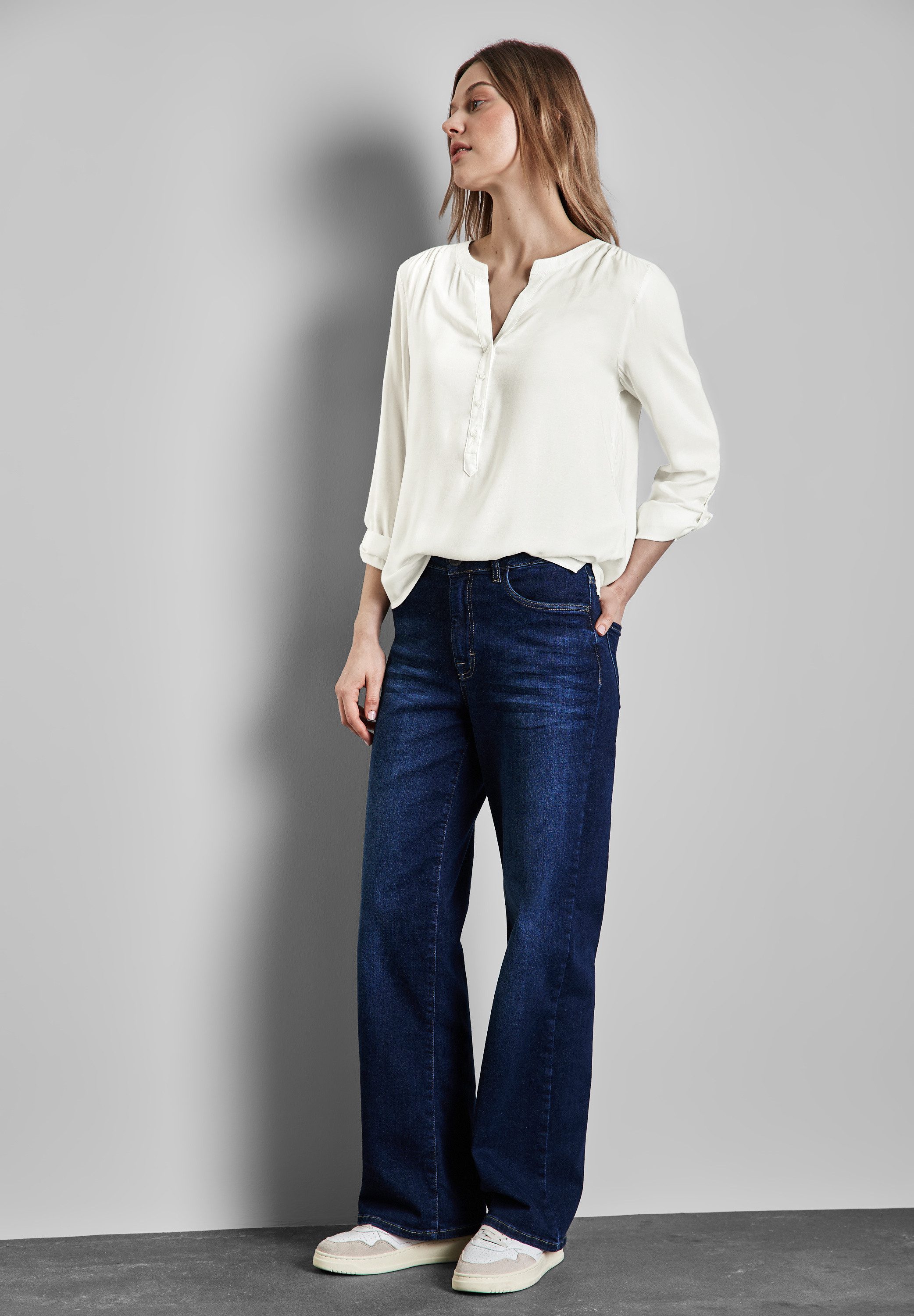 STREET ONE Langarmbluse aus softer Viskose günstig online kaufen