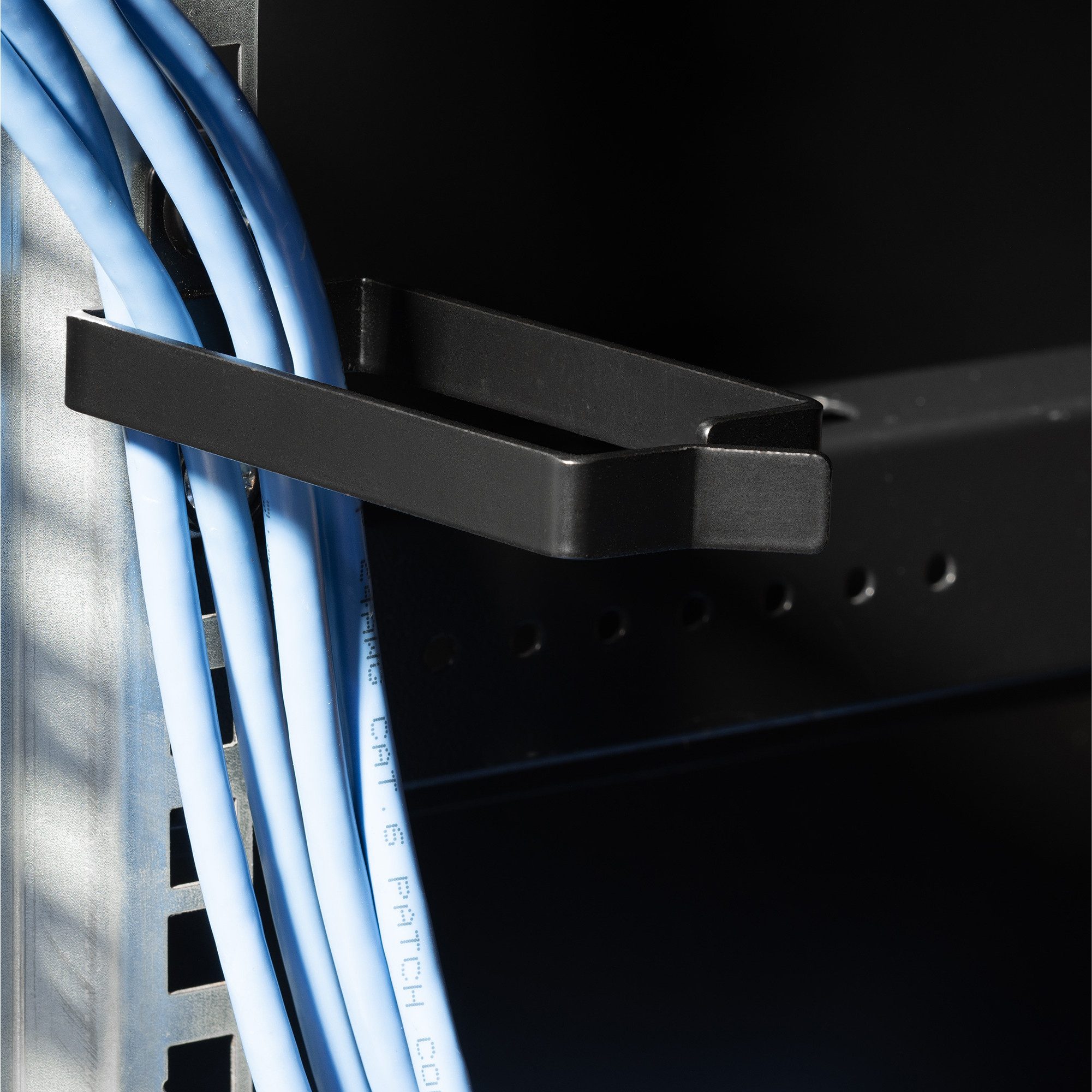 kwmobile 5x Kabelführungsbügel Serverschrank 10 x 4,44 x 4,44 cm Netzwerk-Adapter, 10.50 cm, Kabelführung Kabelmanagement Server Rack Kabelführungen Set