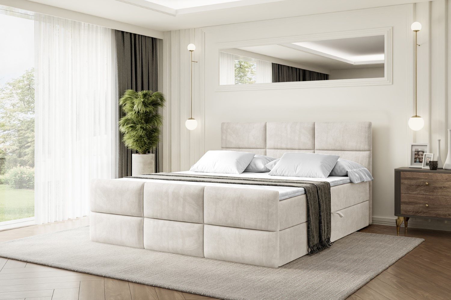 ALTDECOR Boxbett OHIO-Z (Multipocket-Matratze H4, H3 günstig online kaufen