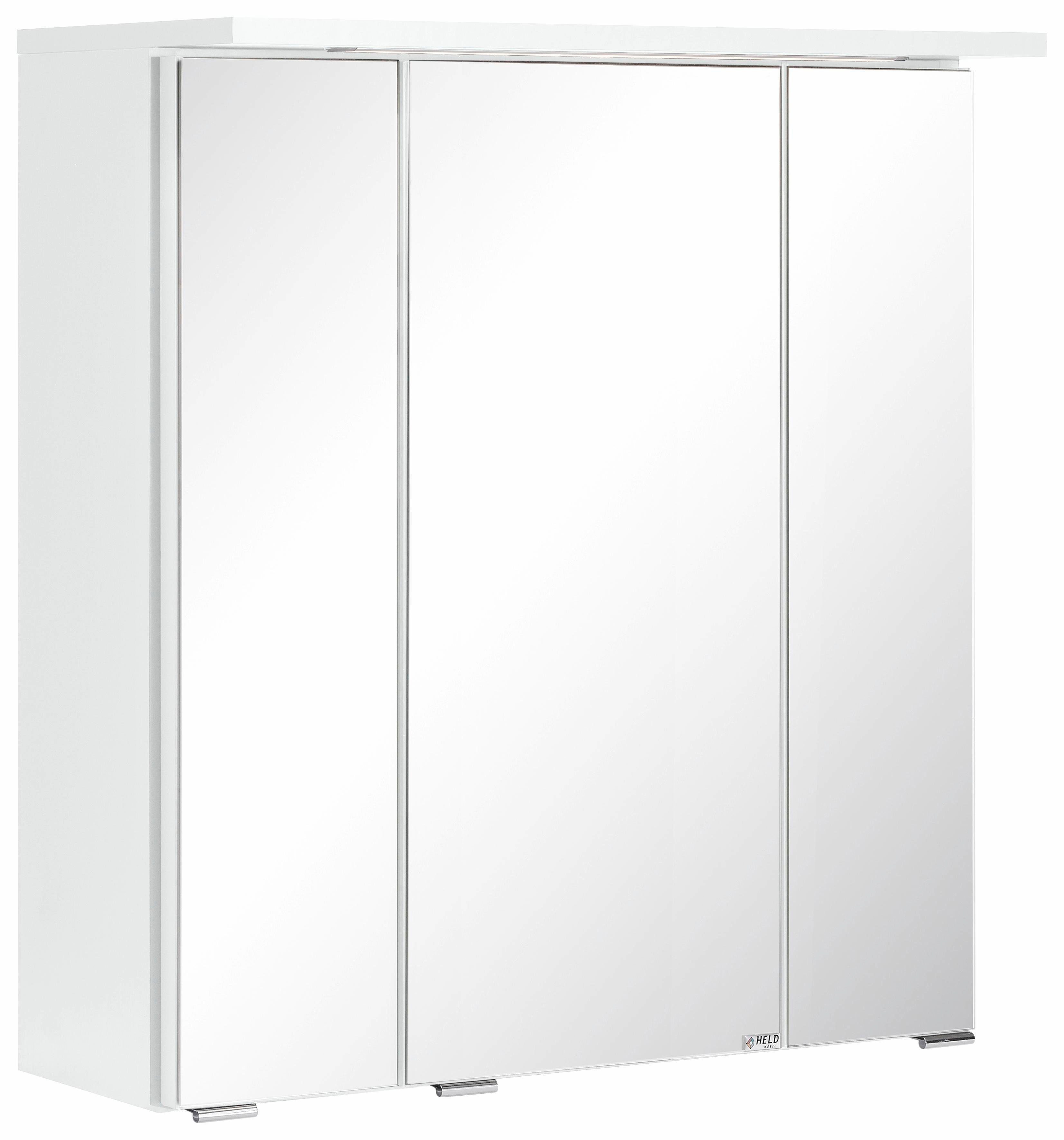 Top-Angebot HELD MÖBEL Spiegelschrank Ravenna 80 Breite weiß cm