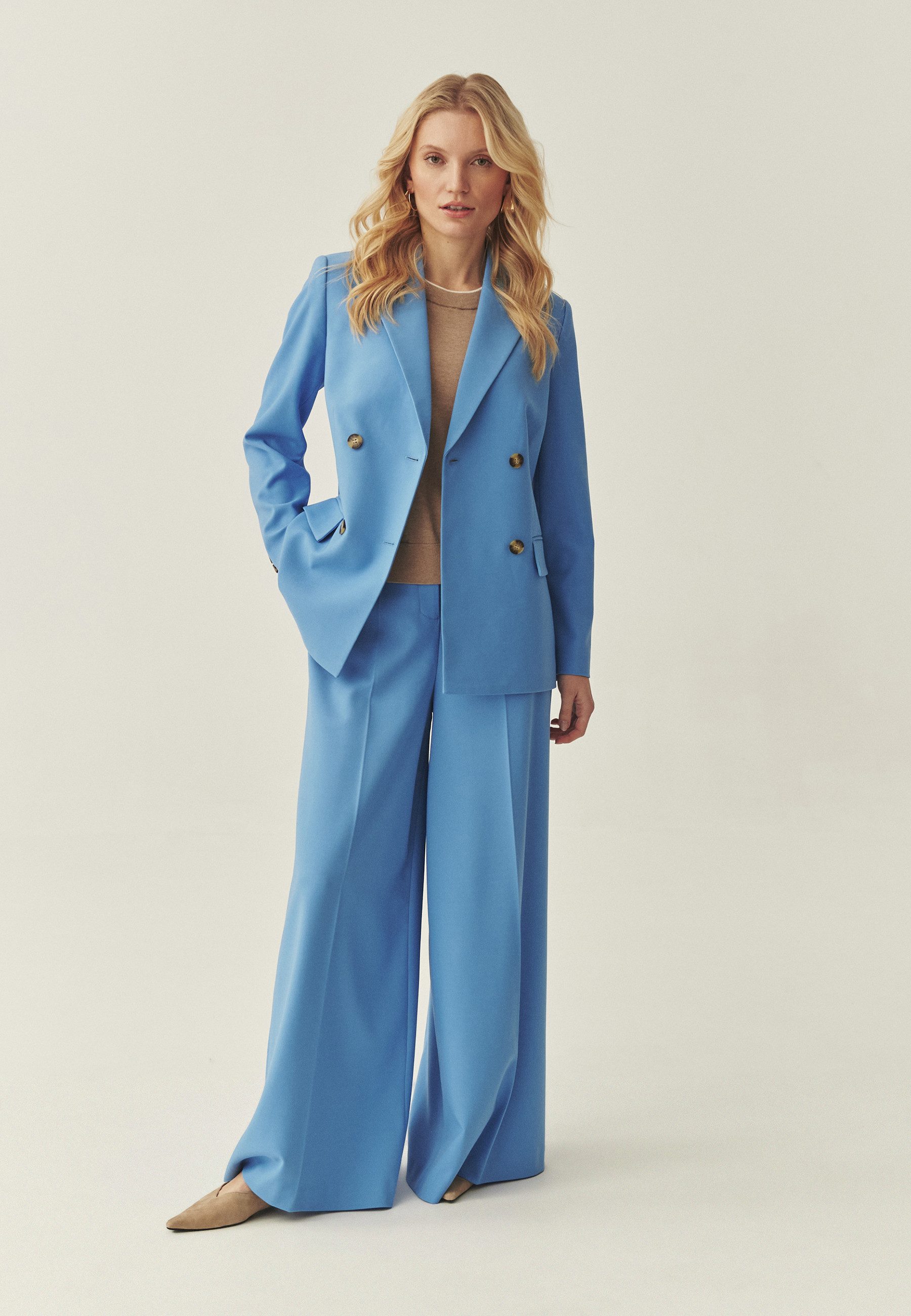 TATUUM Longblazer Stoff Doppelt Knappen Jacken - Marsa