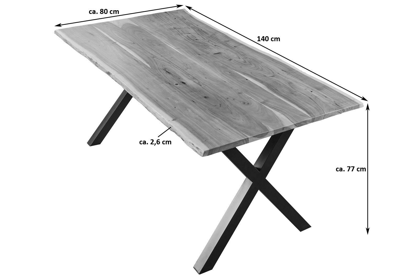 SAM® Essgruppe Sophie_Akazie, 7tlg Essgruppe, natürliche günstig online kaufen