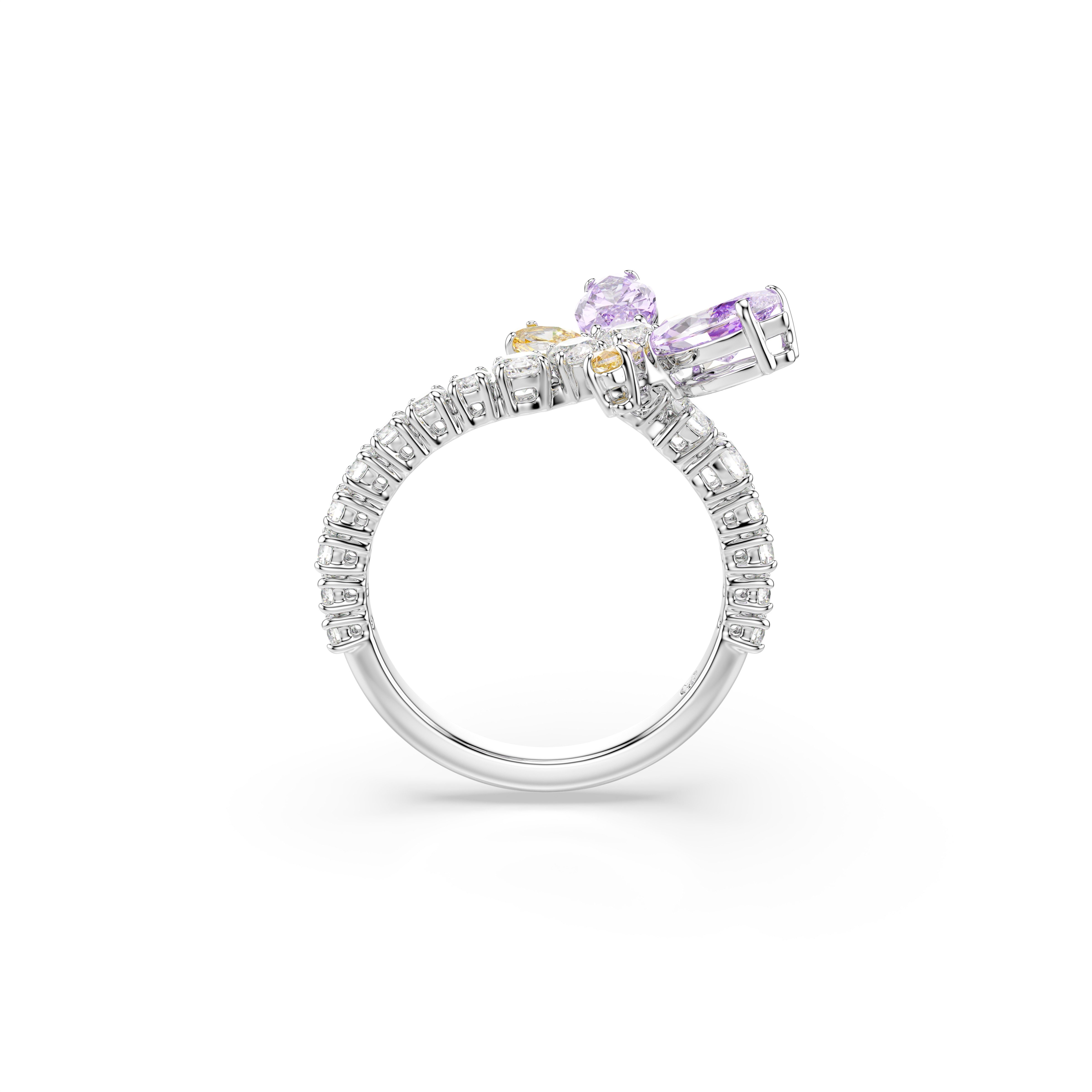Swarovski Fingerring Schmuck Geschenk Capsule Ring, mit Swarovski® Kristall, Zirkonia (synth) - mit Swarovski® Perle