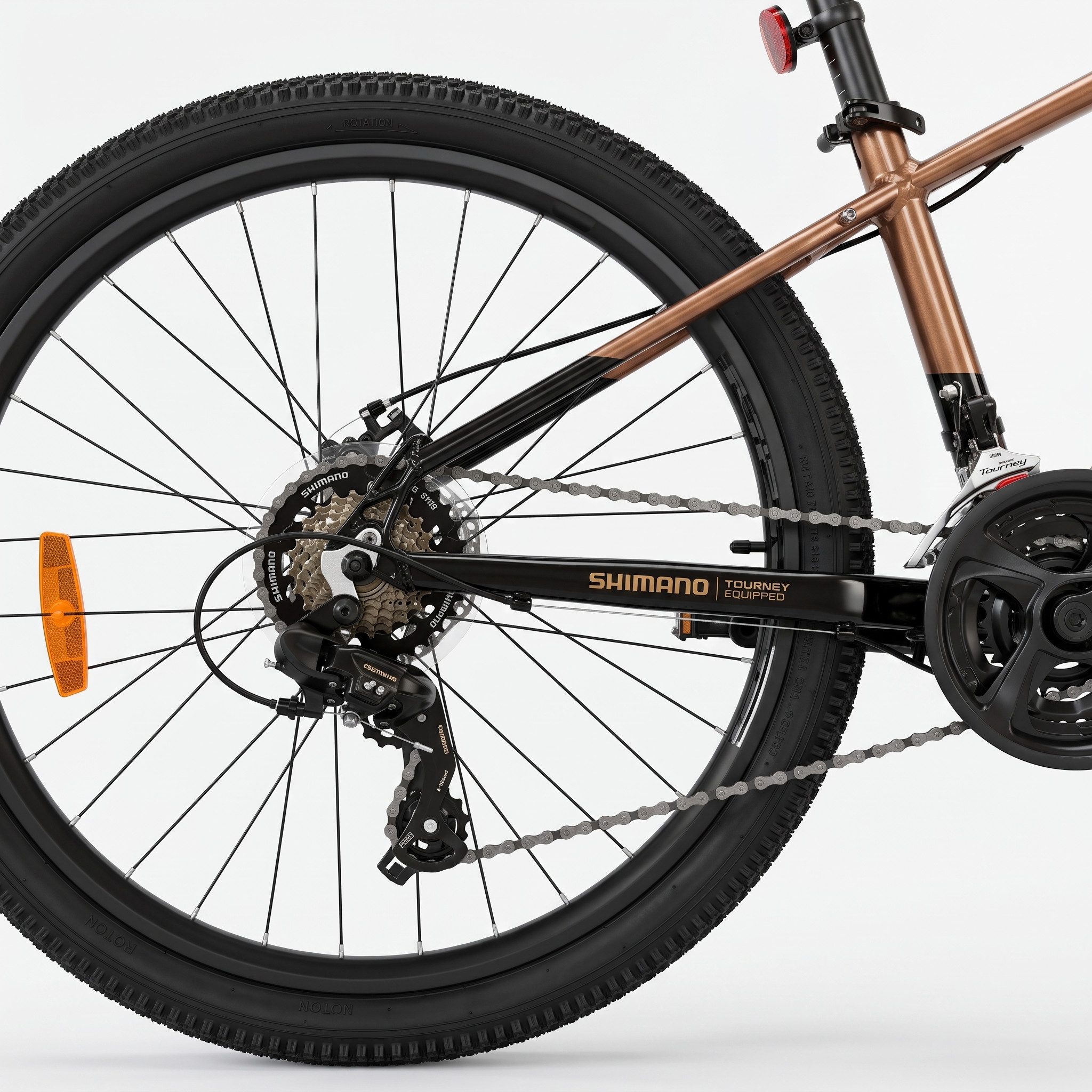 Keskin eBike Mountainbike Keskin MTB1, 26 Zoll Fahrrad für Herren Damen, Mädchen und Jungen, 21 Gang Shimano RD-TY500/EF500 Schaltwerk, Kettenschaltung, (Alumin – Bild 4 von 5
